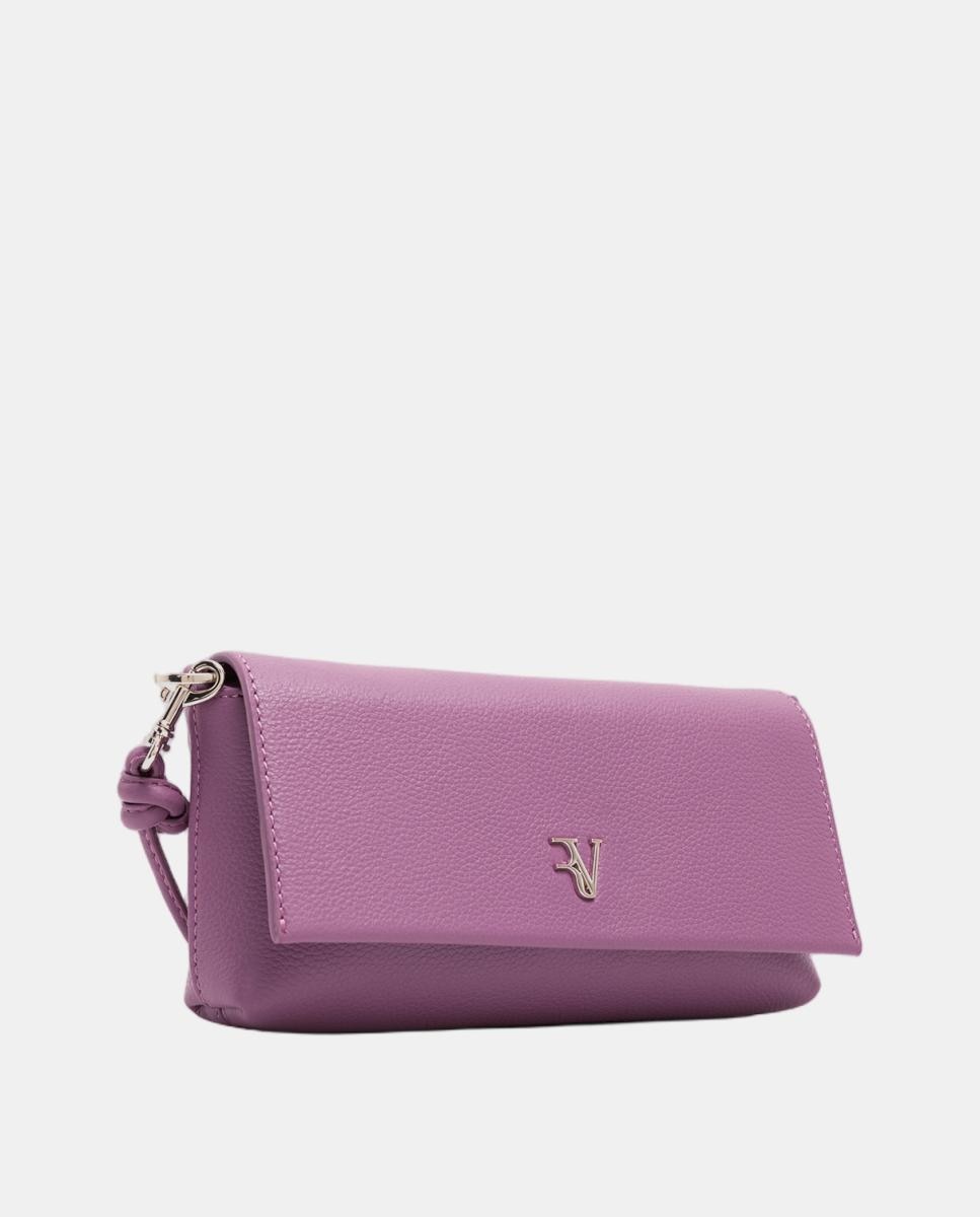 Bolso de mujer de mano Roma piel - Roberto Verino - Rosa Rosa-2