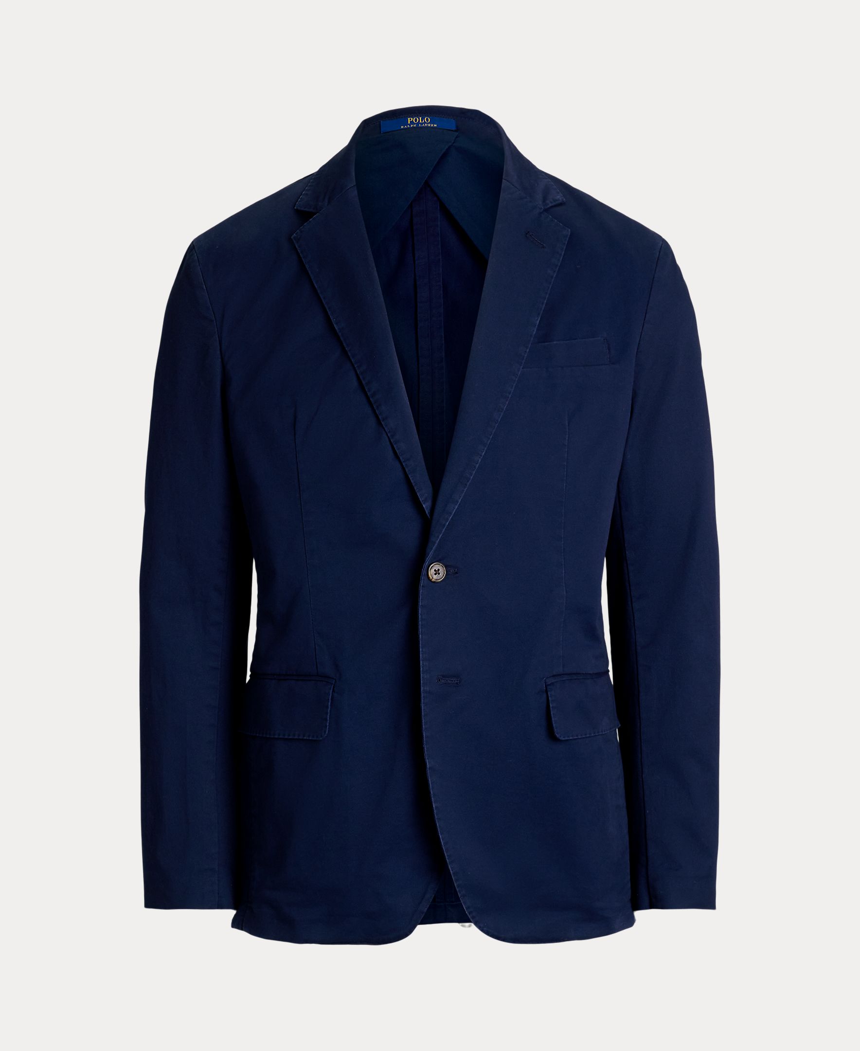Blazer de Algodão Regular Fit Azul-marinho-6