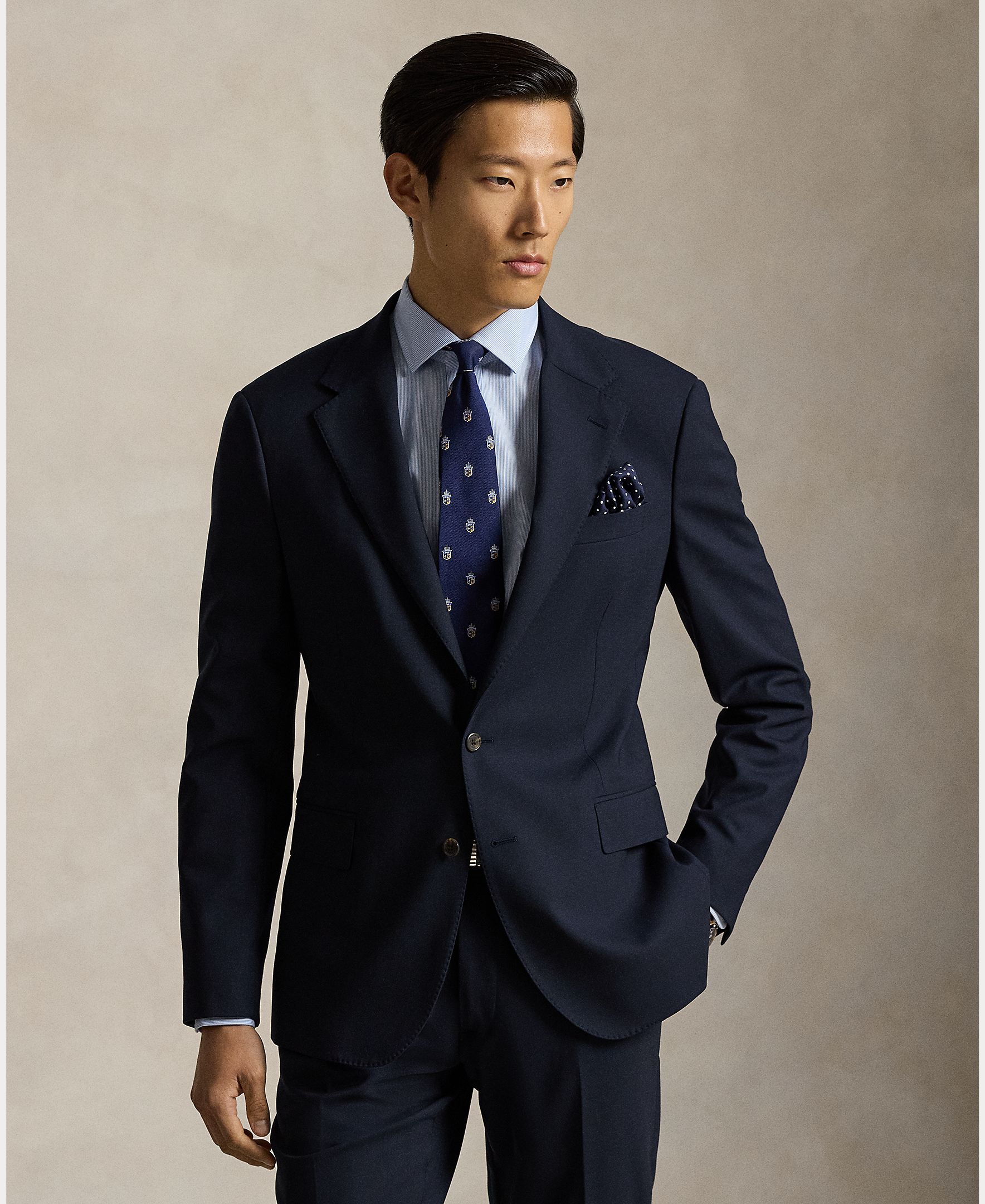 Blazer Tailored Fit Azul-marinho-3