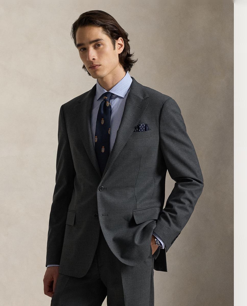 Blazer Tailored Fit Cinzento Metrópole-4