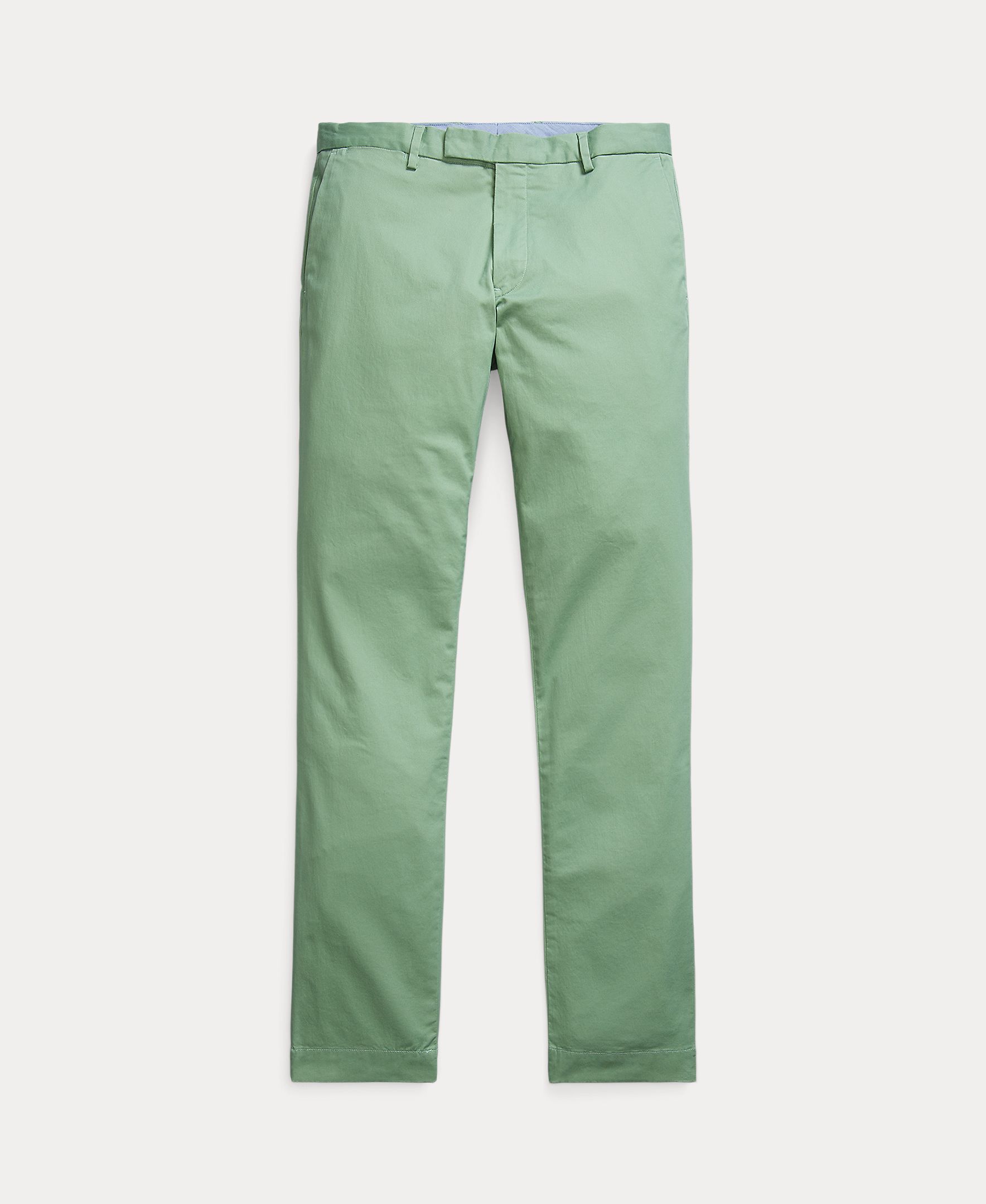 Calças Chino Elásticas Slim Fit Verde-menta-6
