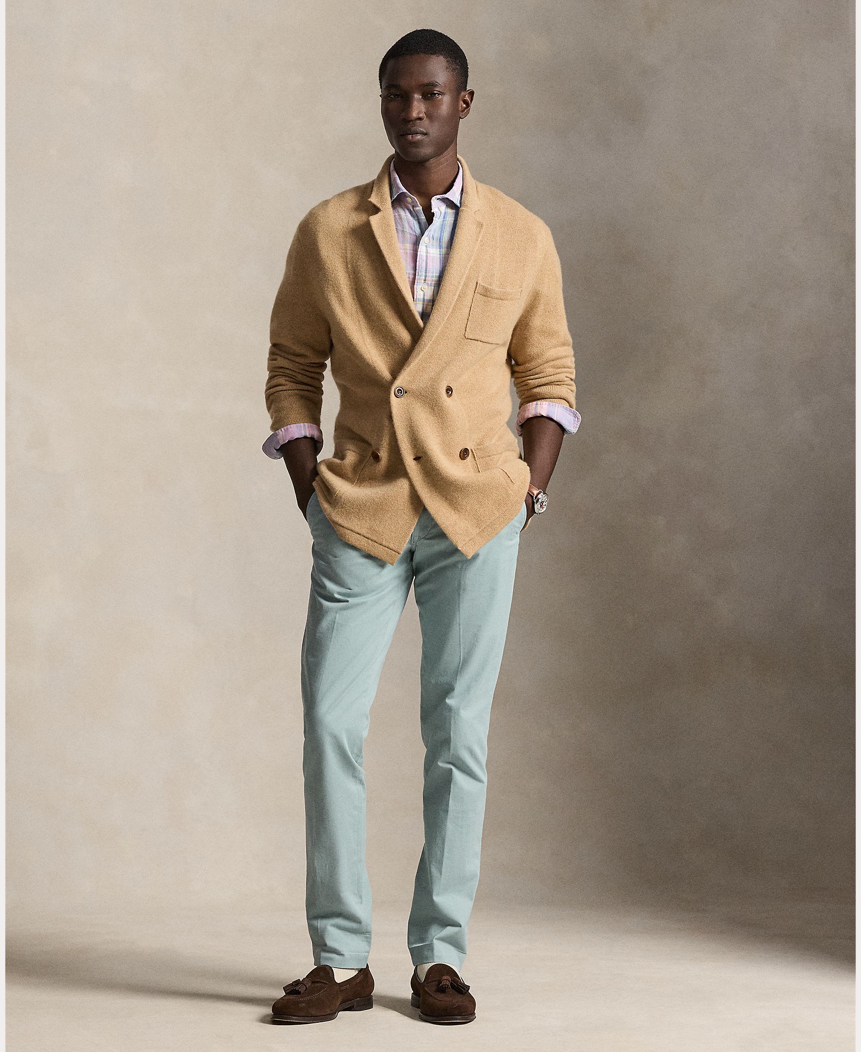 Imagem 0 de Calças Chino Slim Fit de Algodão