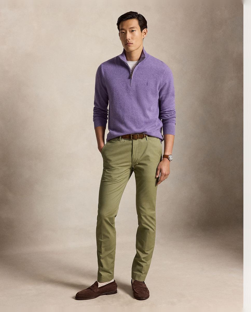 Imagem 0 de Calças Chino Slim Fit Elásticas