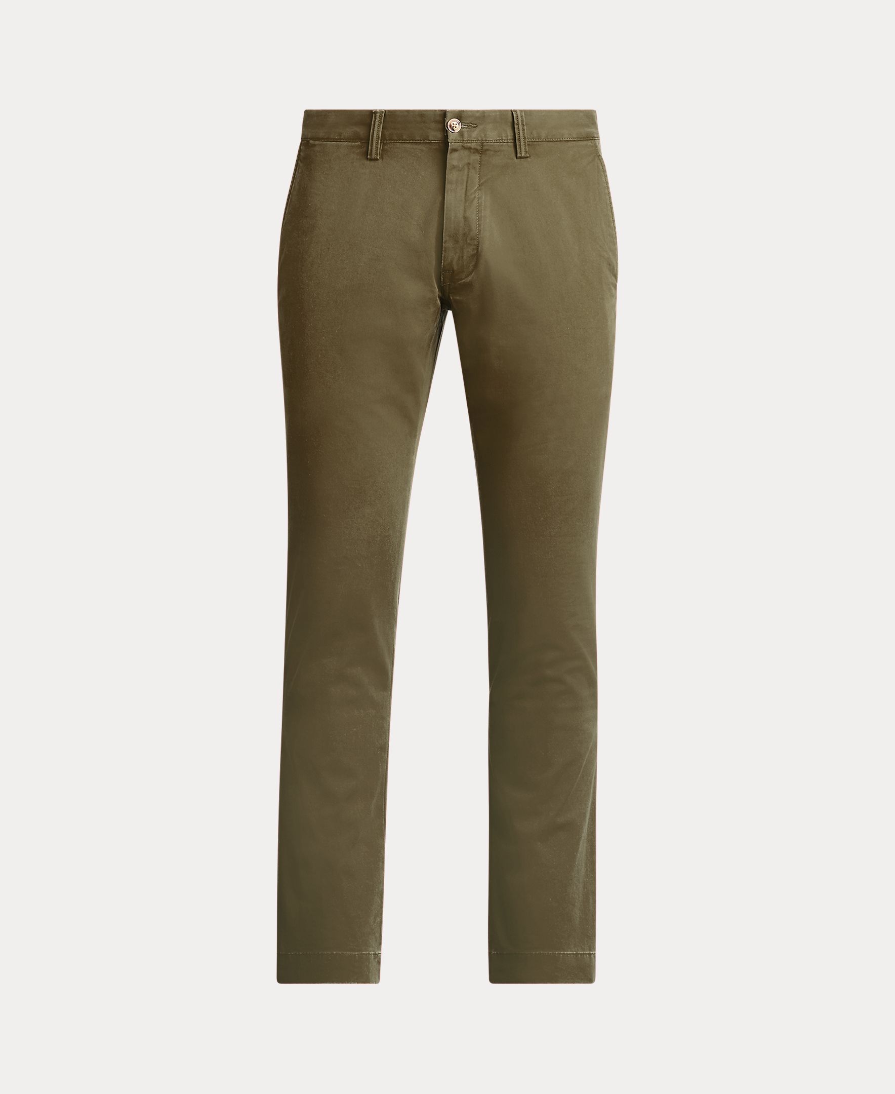 Pantalón de sarga elástico Slim Fit de hombre Dosel Oliva - Polo Ralph Lauren - Verde pardo Verde pardo-6