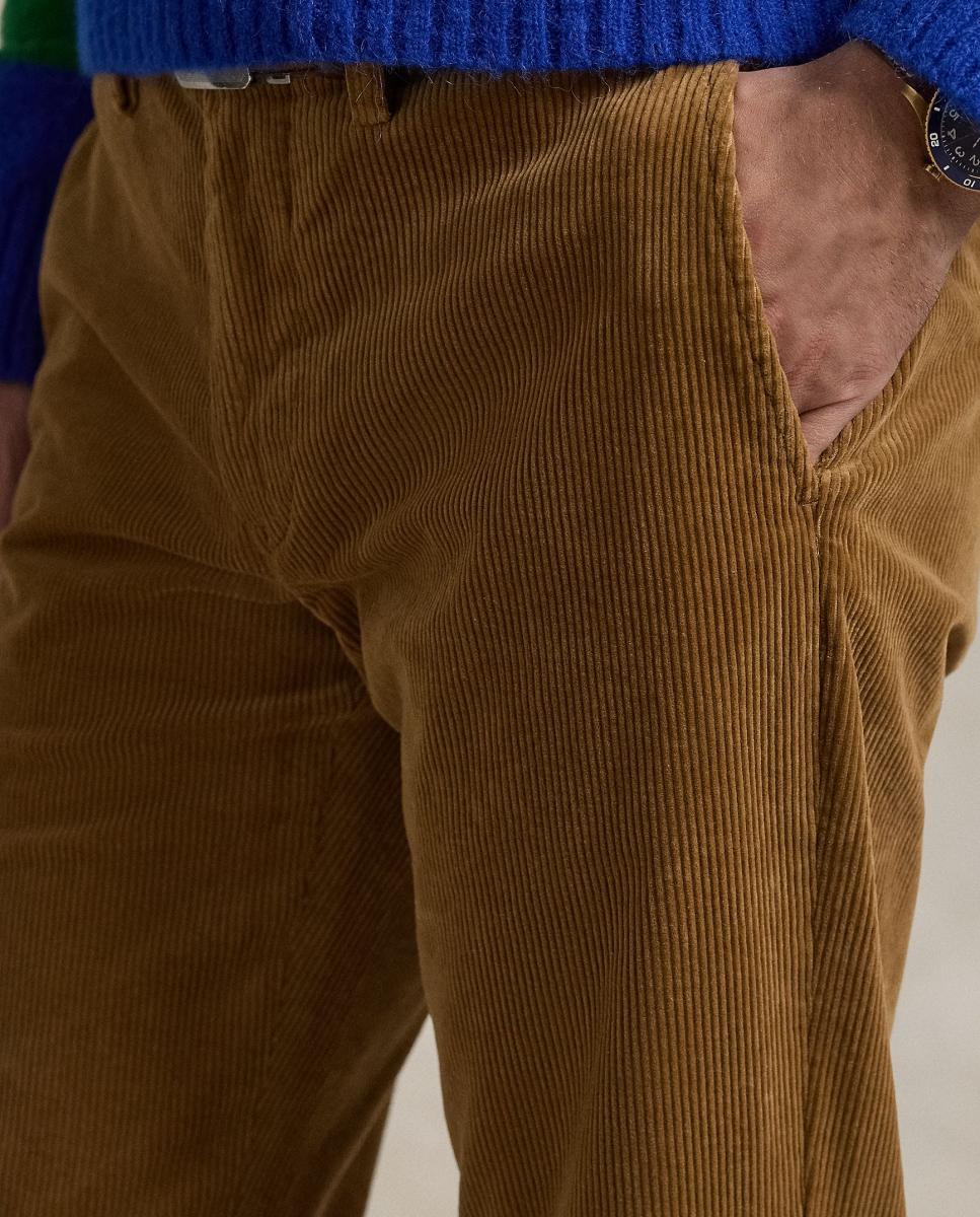 Pantalón de pana elástica de hombre Warm Blanco - Polo Ralph Lauren - Cuero Cuero-6