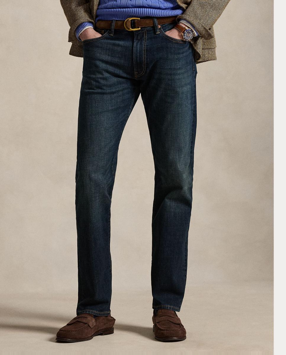 Jeans Hampton Relaxed Straight Elásticas Azul-índigo-3