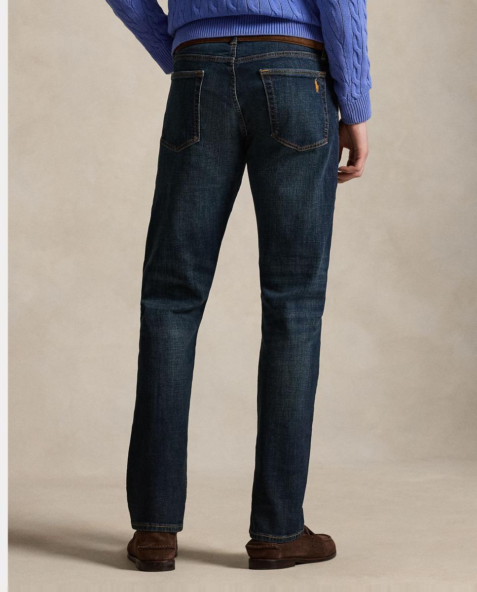 Jeans Hampton Relaxed Straight Elásticas Azul-índigo-4