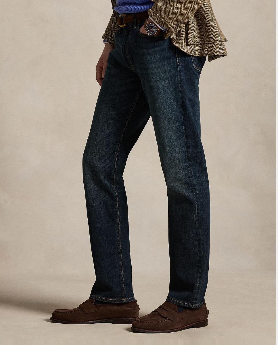 Jeans Hampton Relaxed Straight Elásticas Azul-índigo-6