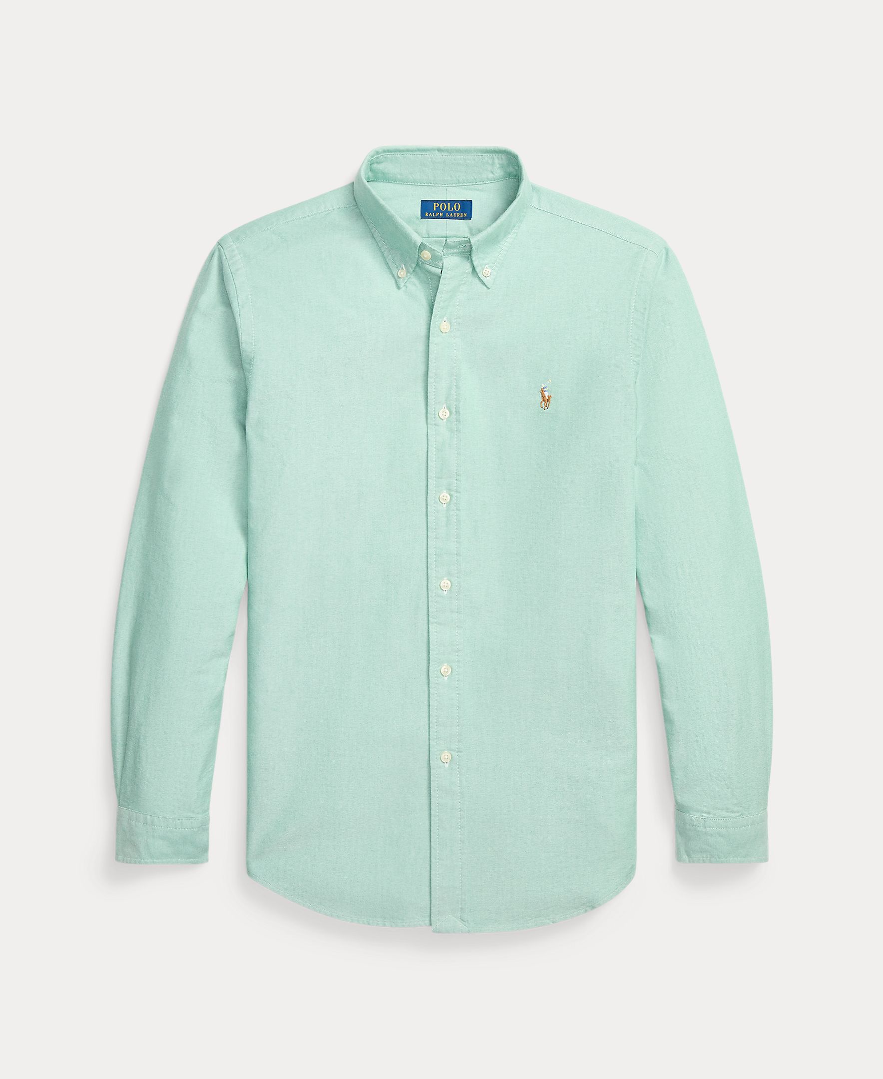 Camisa de hombre oxford Nutmeg Brwn - Polo Ralph Lauren - Verde Agua Verde Agua-5