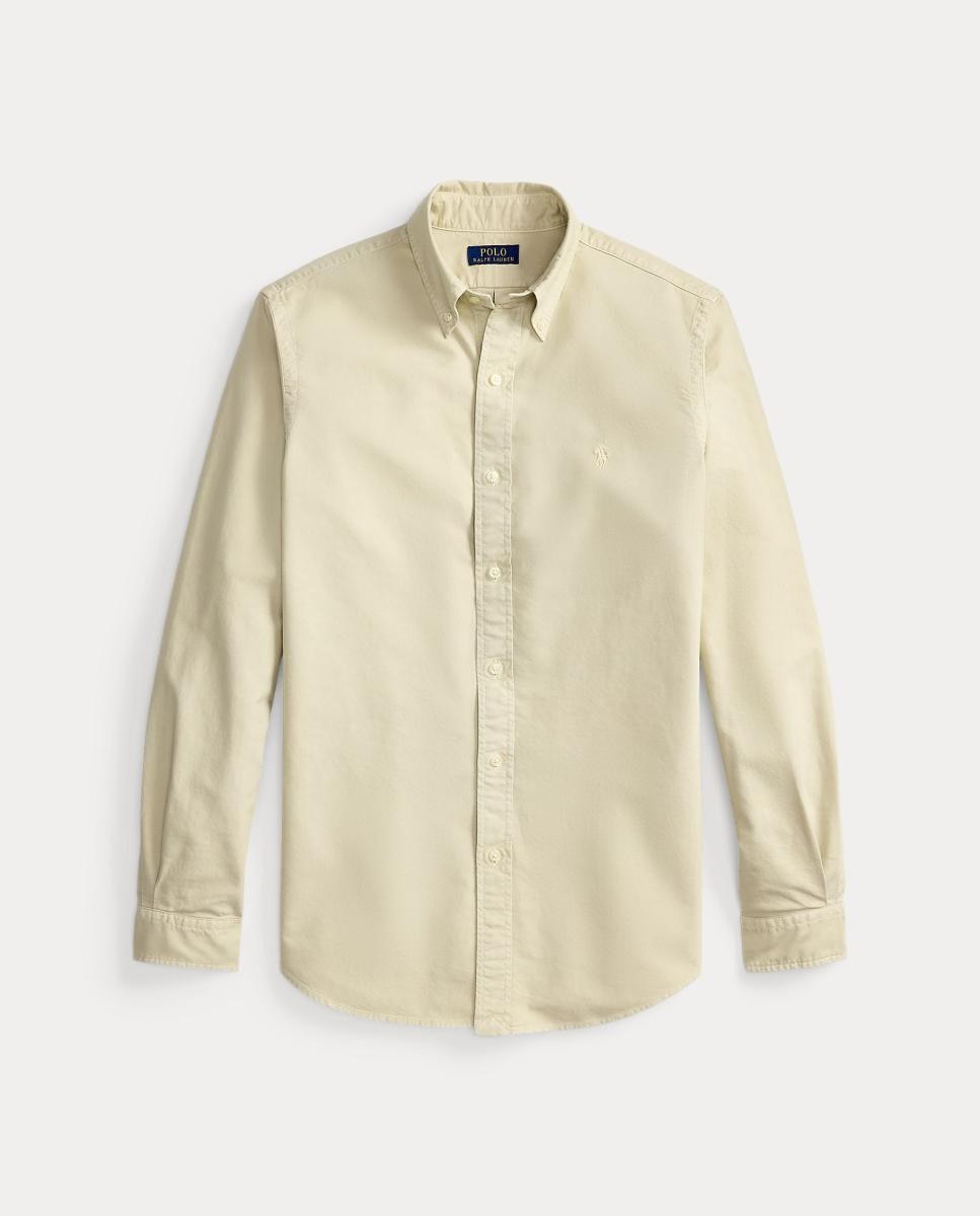 Camisa de hombre oxford teñida Vino clásico - Polo Ralph Lauren - Gris verdoso Gris verdoso-5