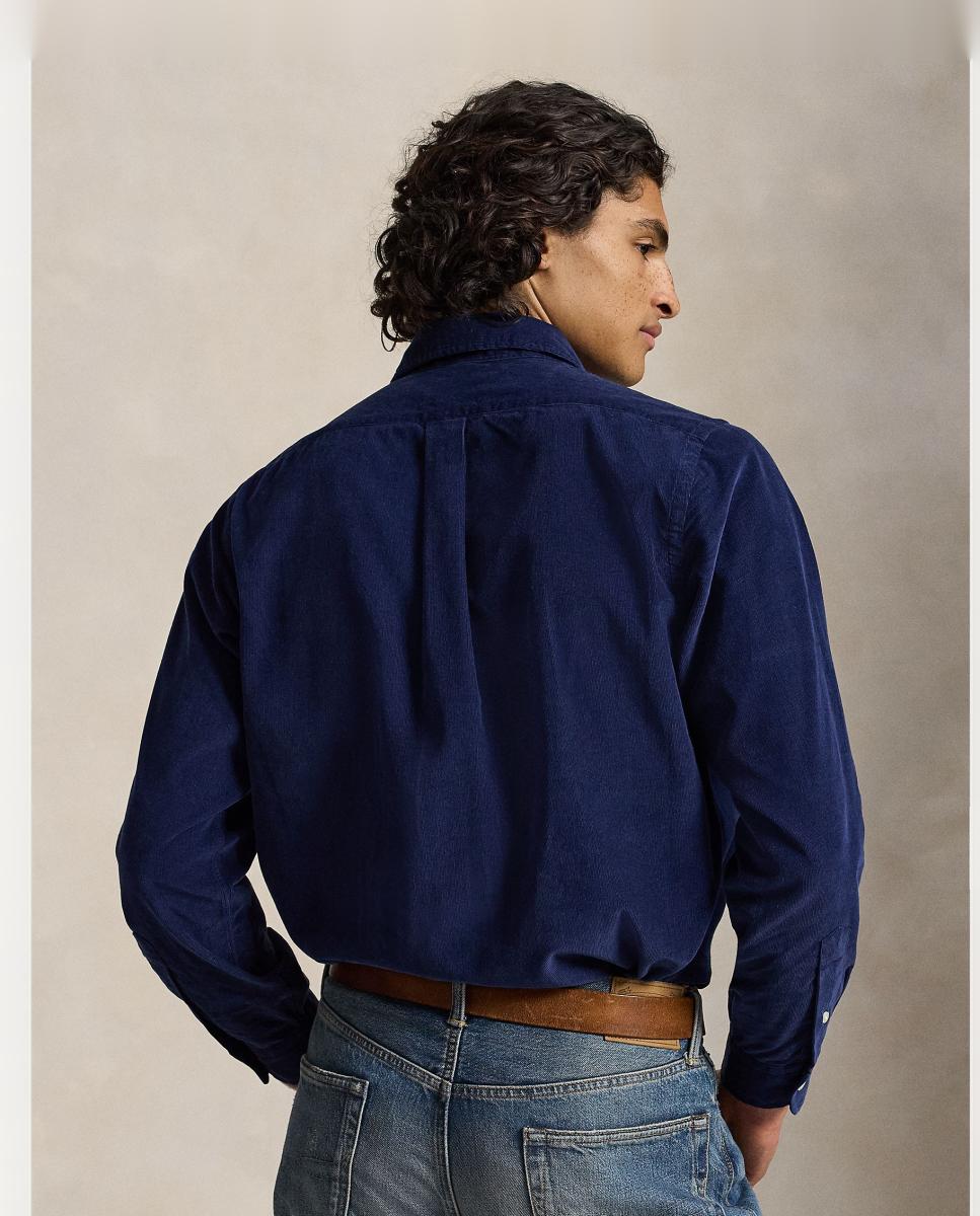 Camisa de hombre de pana Azul marino Newport - Polo Ralph Lauren - Azul marino Azul marino-4