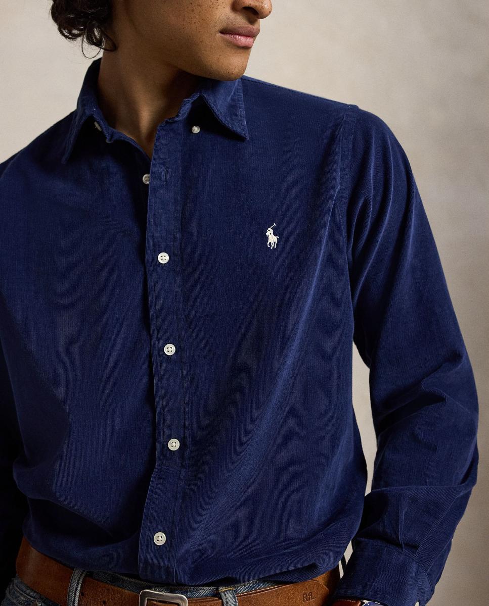 Camisa de hombre de pana Azul marino Newport - Polo Ralph Lauren - Azul marino Azul marino-5