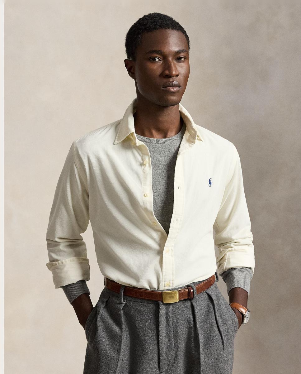 Imagem 0 de Camisa de Bombazina Regular Fit para Homem