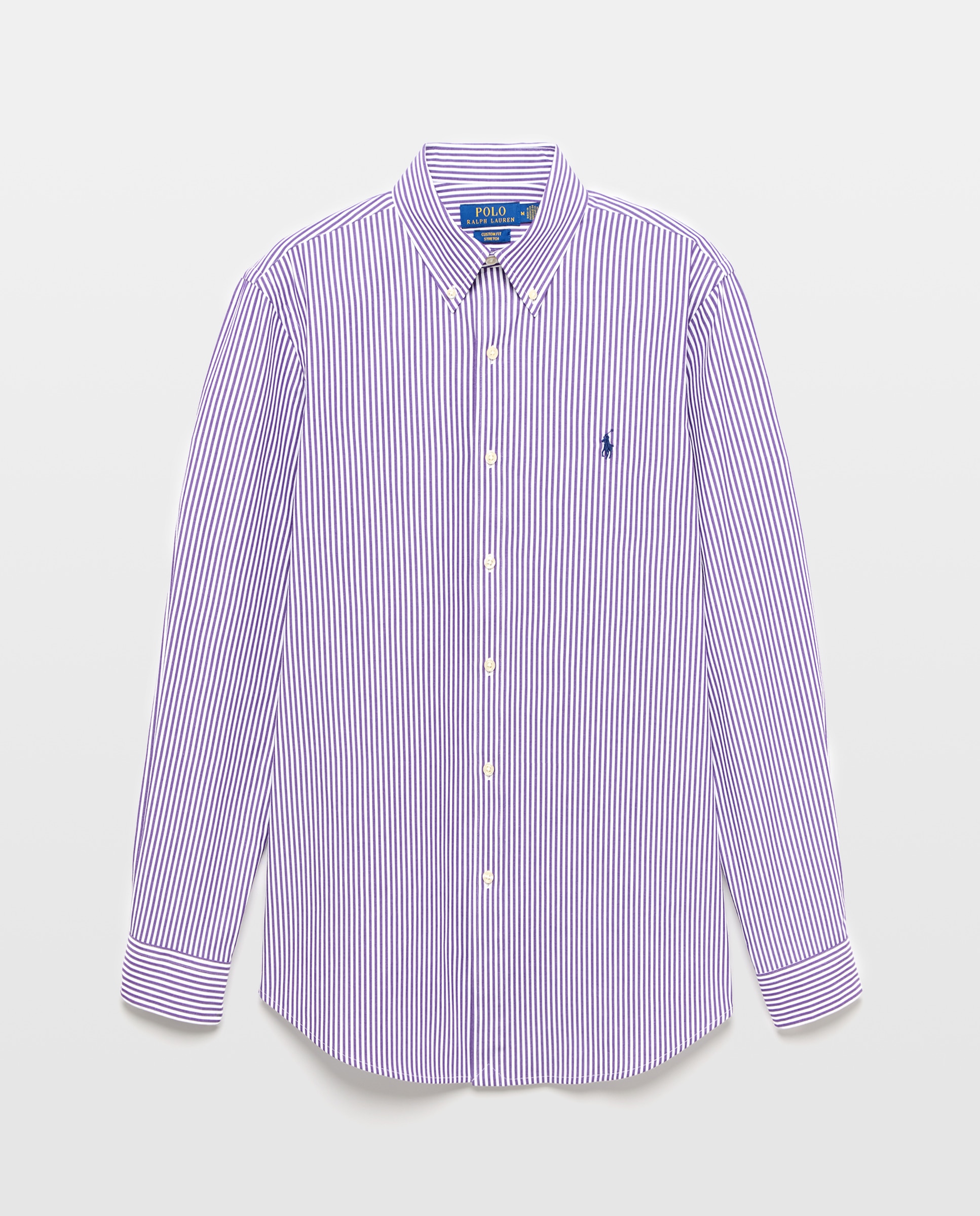 Imagen 1 de Camisa de hombre de popelina y elástico Marrón Nuez moscada Púrpura