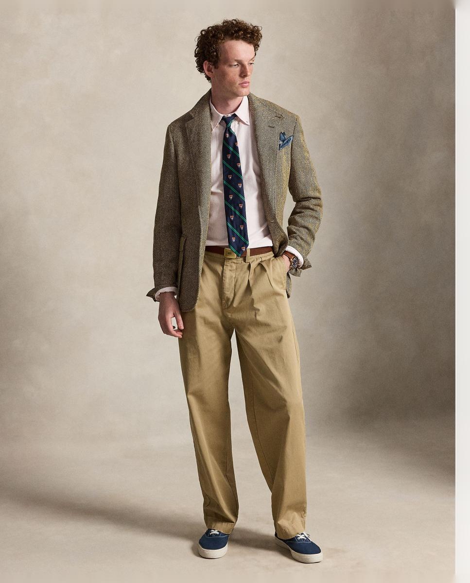 Camisa de hombre oxford con rayas Desgastado Mint Blanco - Polo Ralph Lauren - Rosa claro Rosa claro-7
