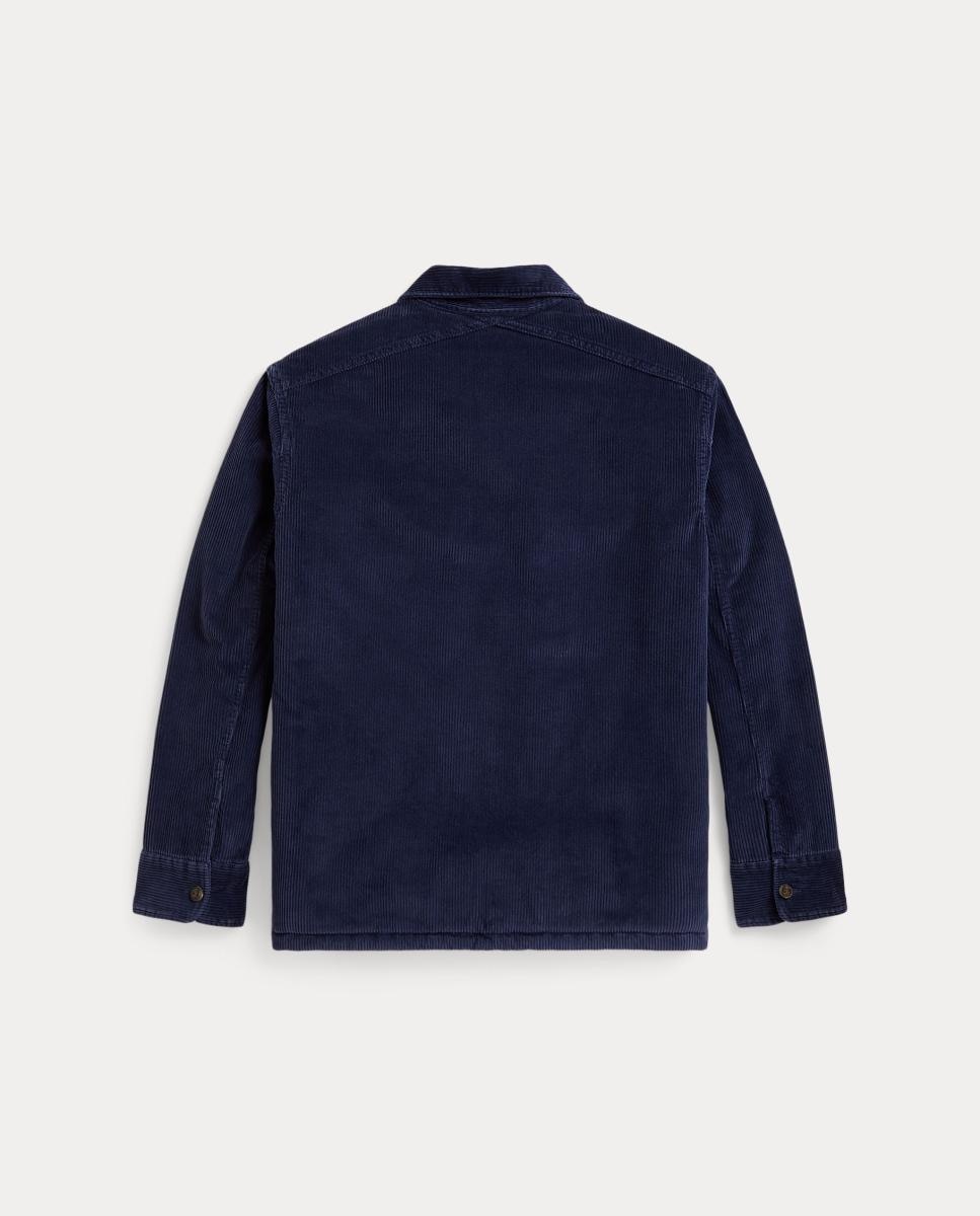 Camisa de hombre de pana con bolsillos parche - Polo Ralph Lauren - Azul marino Azul marino-2