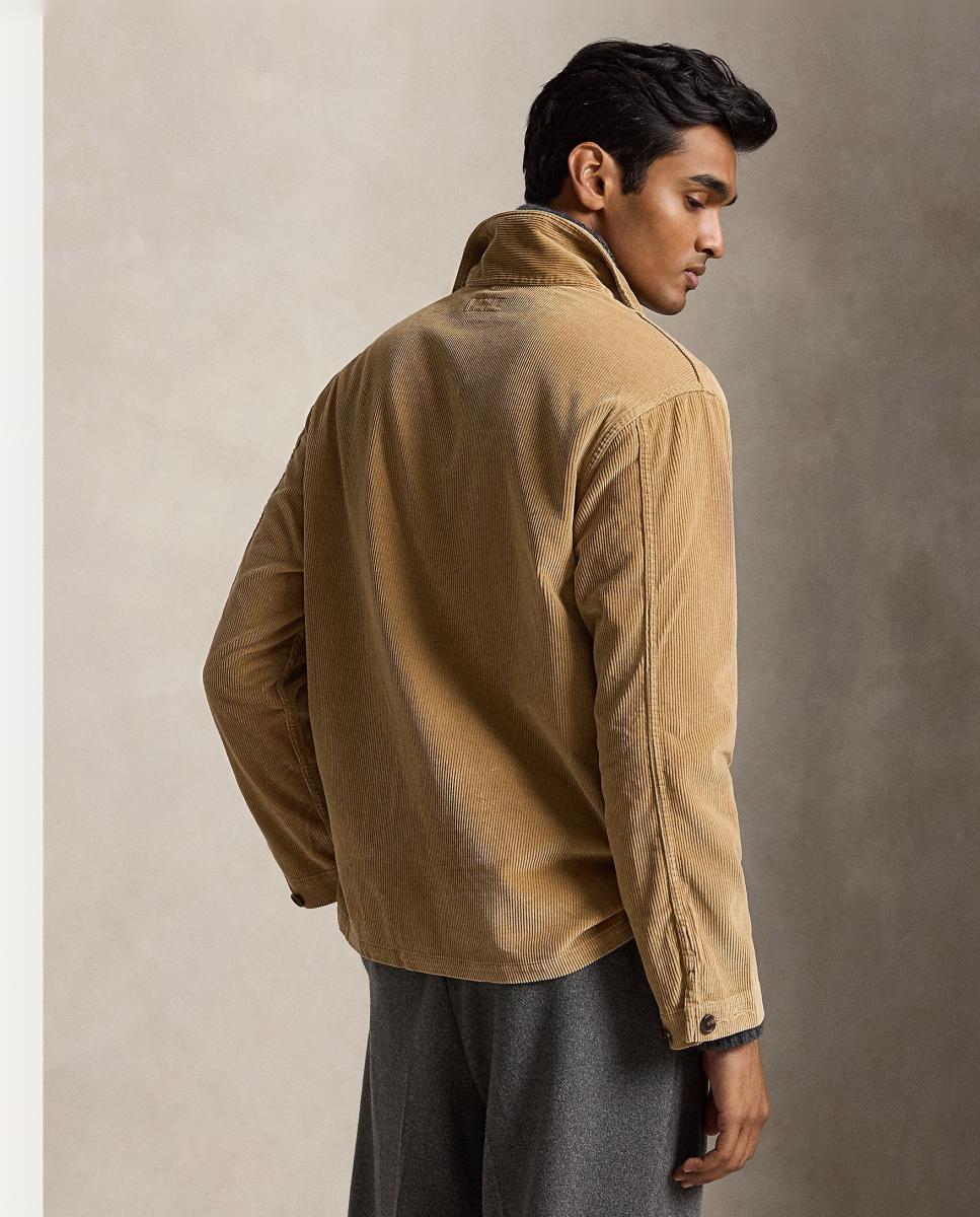 Sobrecamisa de Bombazina Fina com Logótipo Camel-3