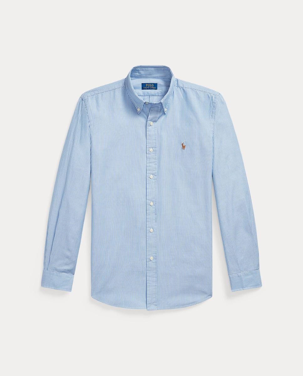 Camisa Oxford Slim Fit Azul pálido-5