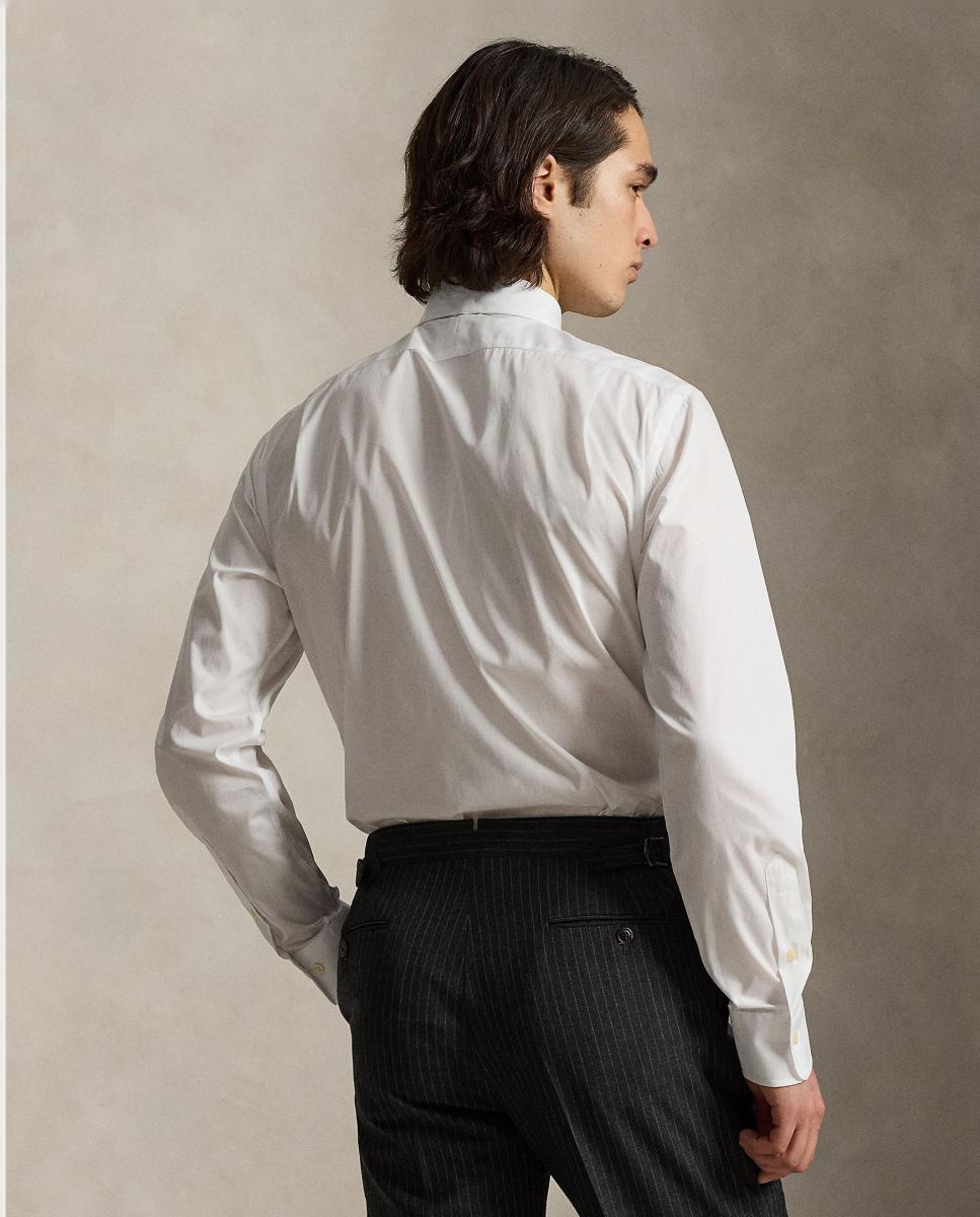 Camisa de popelina de hombre Blanca - Polo Ralph Lauren - Blanco Blanco-3