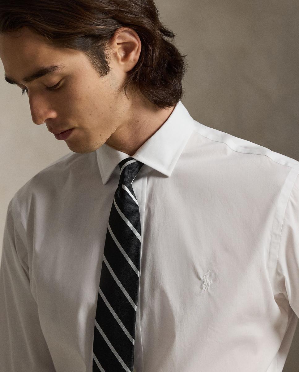 Camisa de popelina de hombre Blanca - Polo Ralph Lauren - Blanco Blanco-4