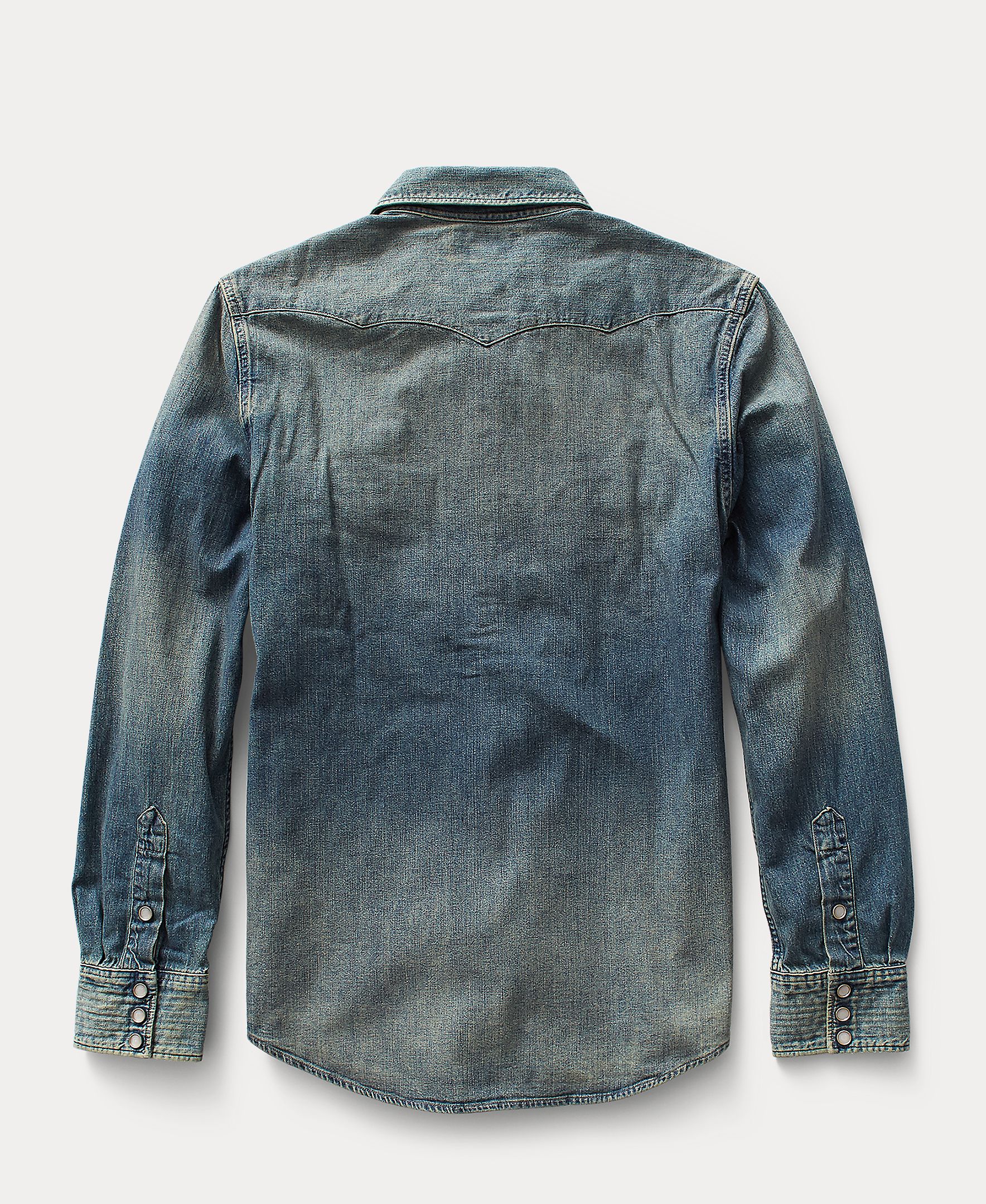 Camisa de Ganga Slim Fit Duplo RL Denim-2