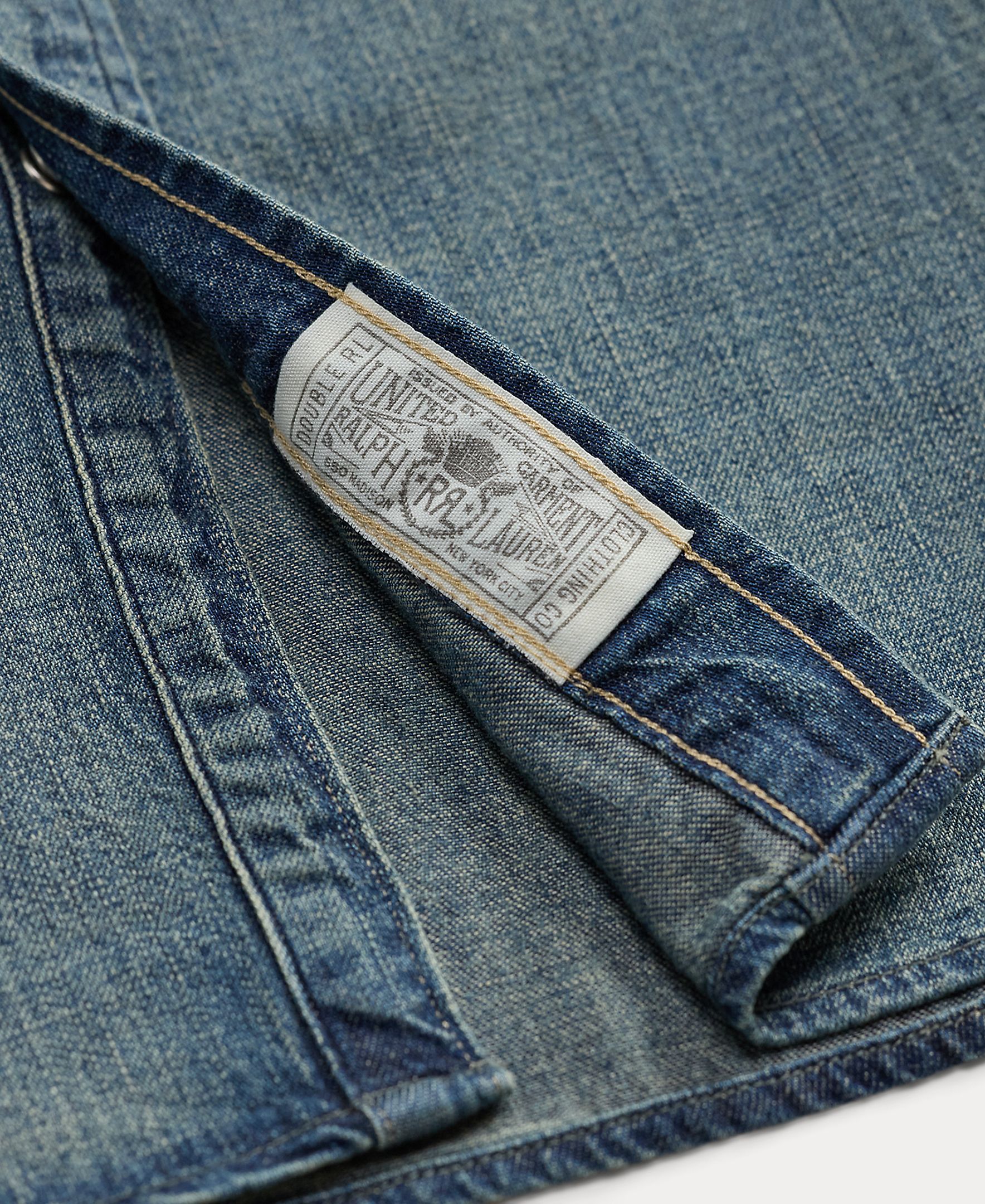 Camisa de Ganga Slim Fit Duplo RL Denim-5