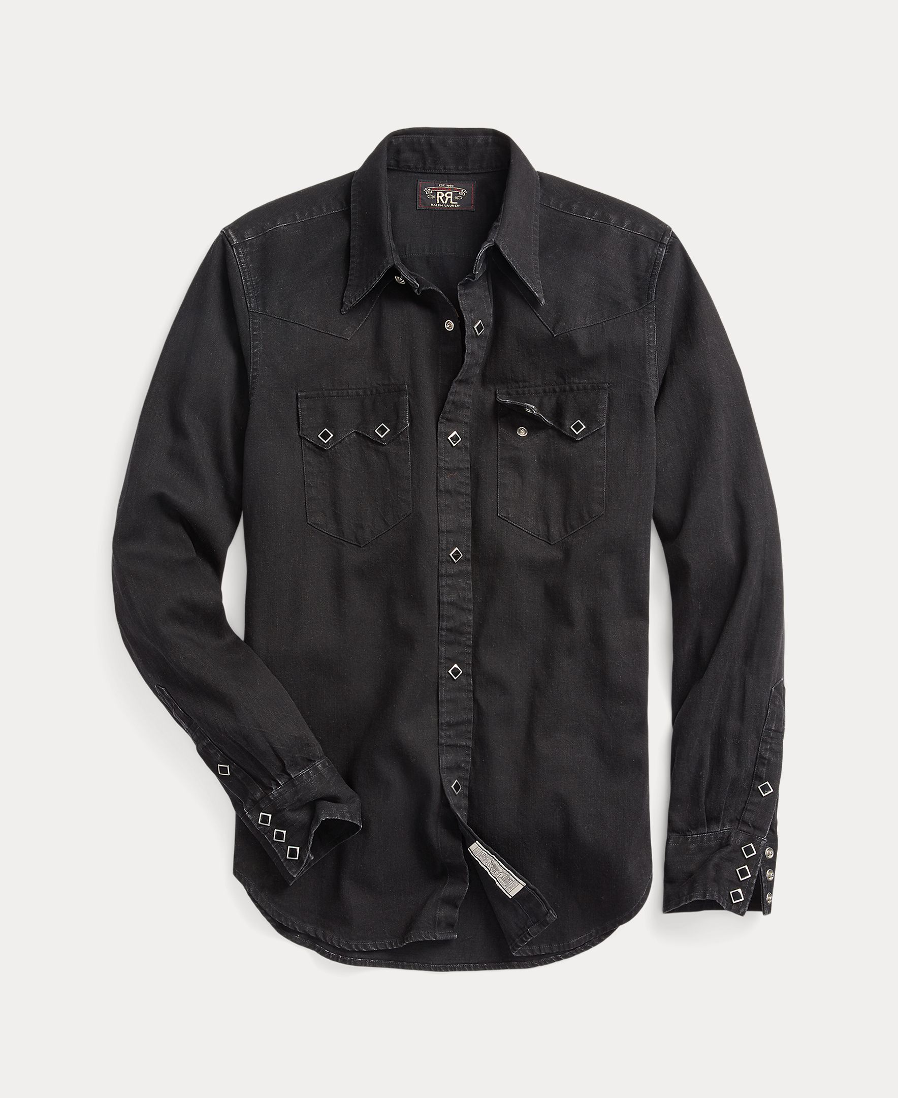 Imagem 0 de Camisa de Ganga Slim Fit Duplo RL