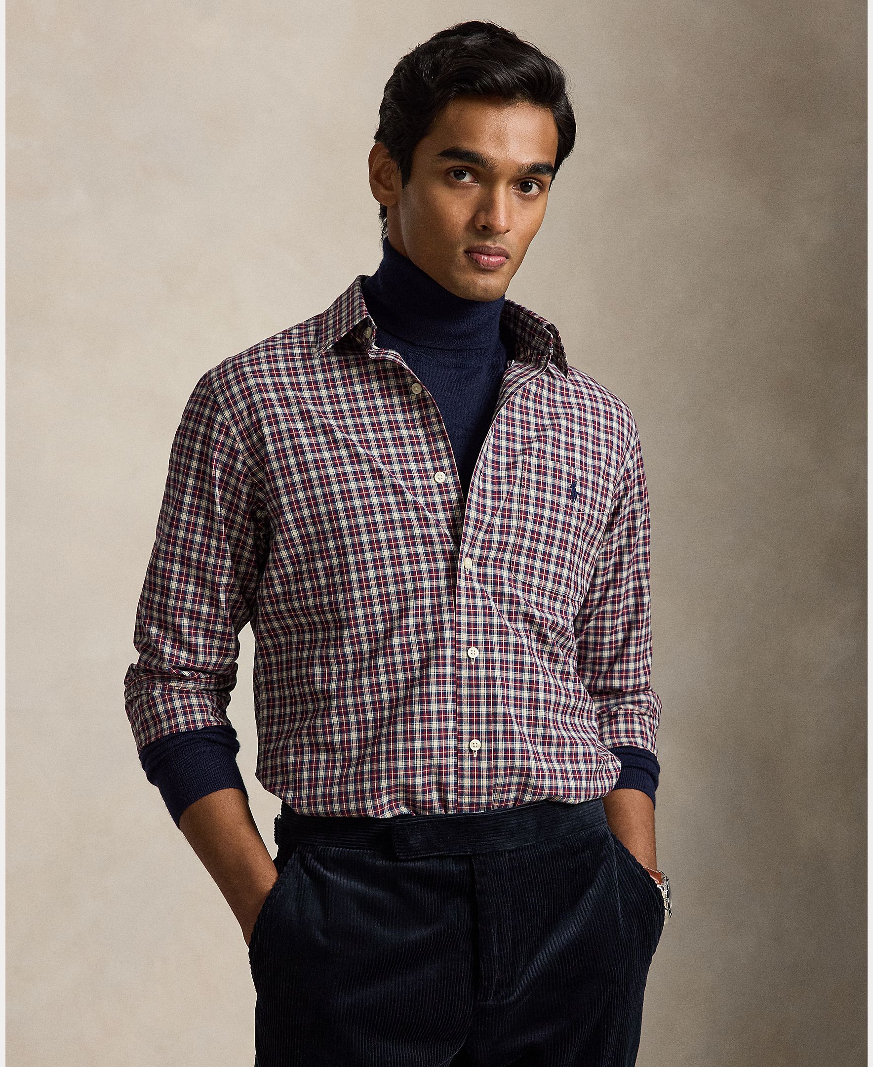 Imagem 0 de Camisa Regular Fit de Popelina
