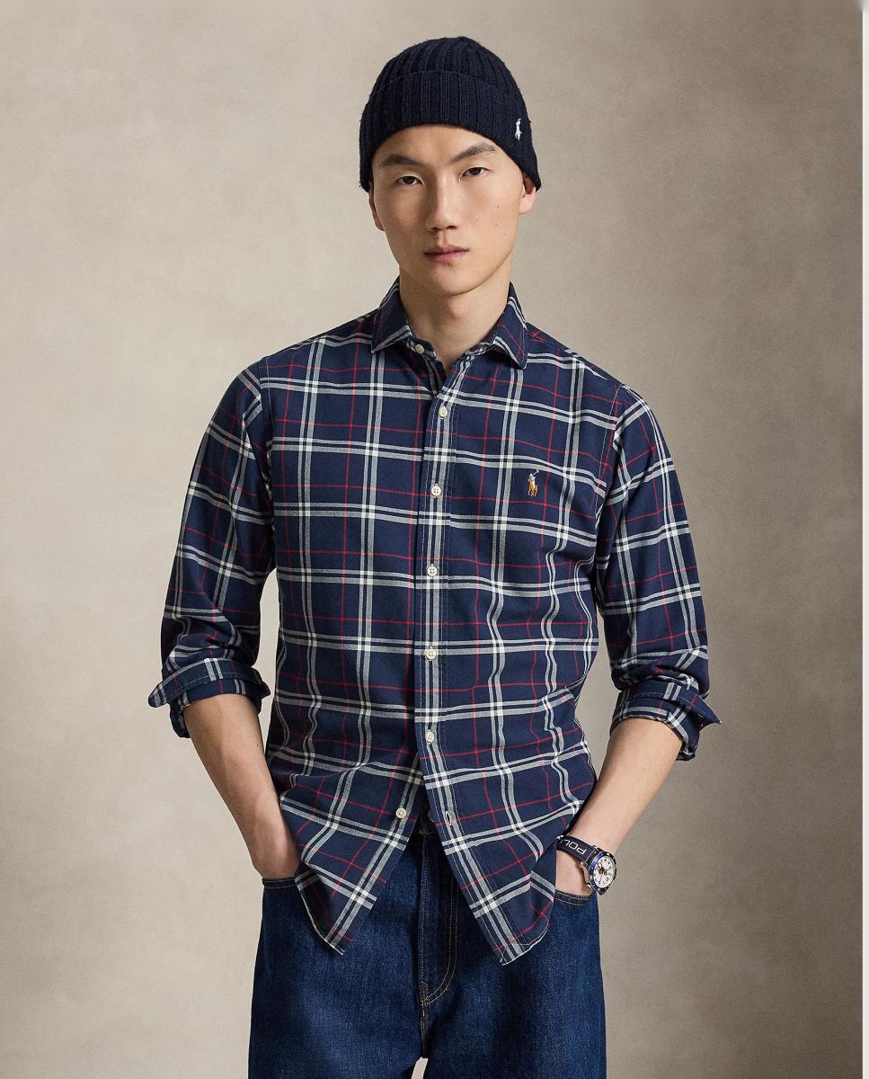 Imagem 0 de Camisa Oxford aos Quadrados Custom Fit