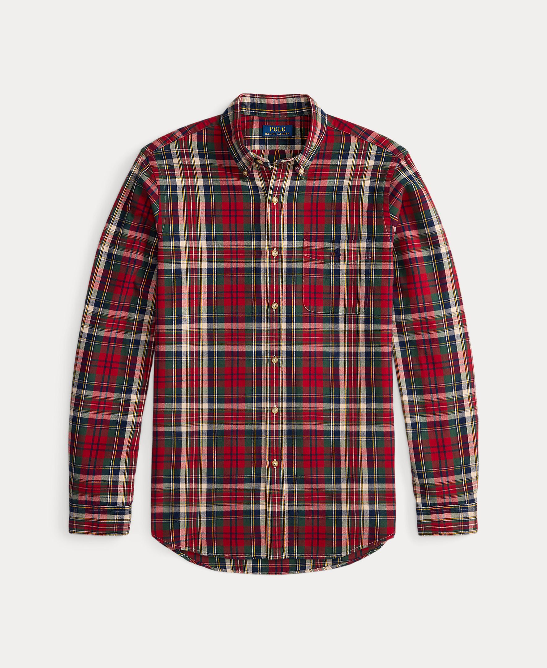 Imagen 4 de Camisa de hombre Oxford Custom Fit - Polo Ralph Lauren - Granate Granate