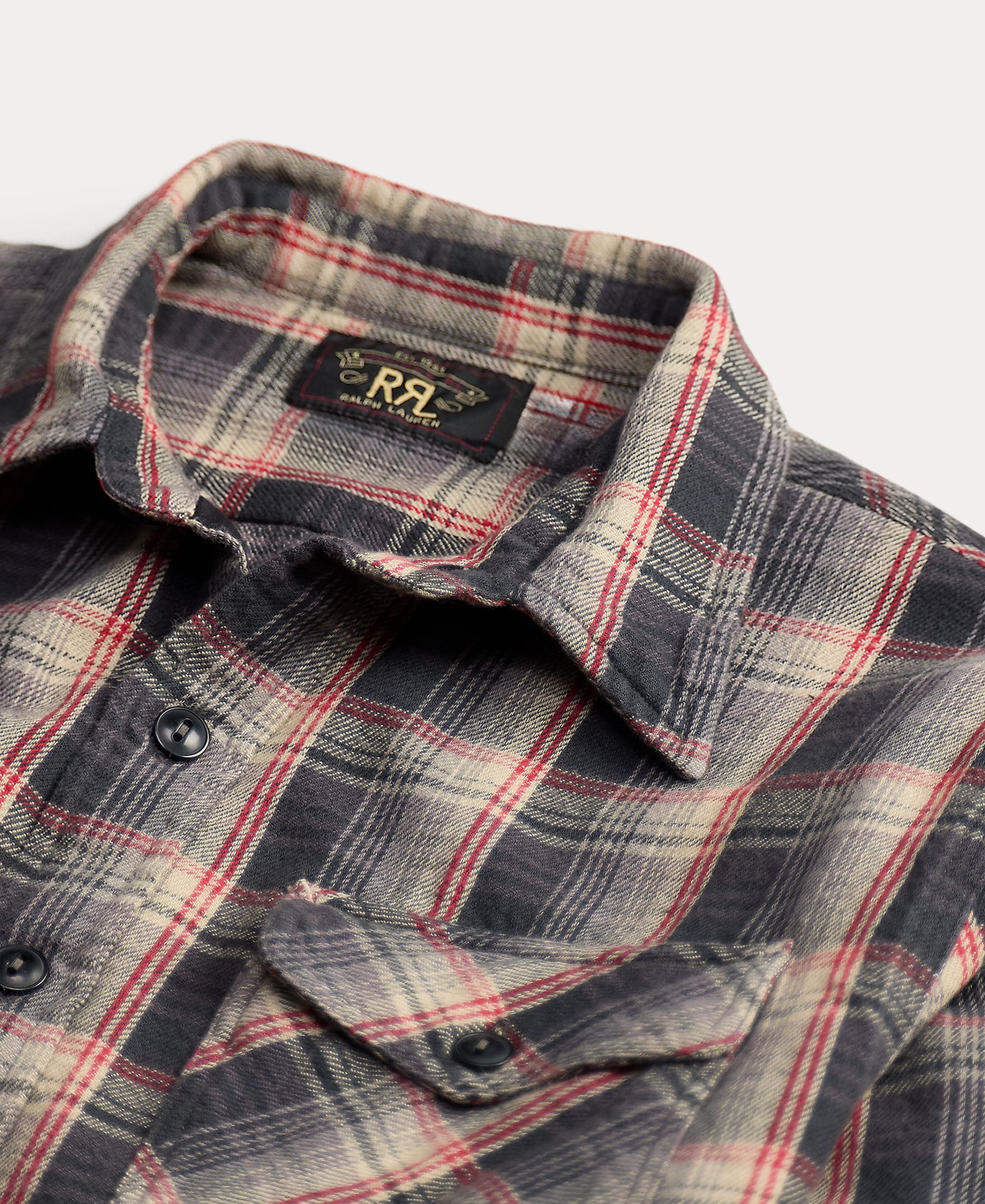 Camisa aos Quadrados Duplo RL Multicolor-3