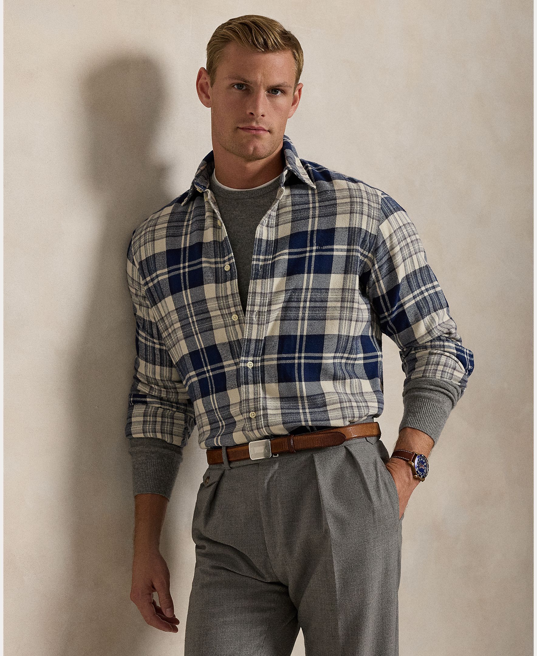 Imagem 0 de Camisa de Flanela Custom Fit