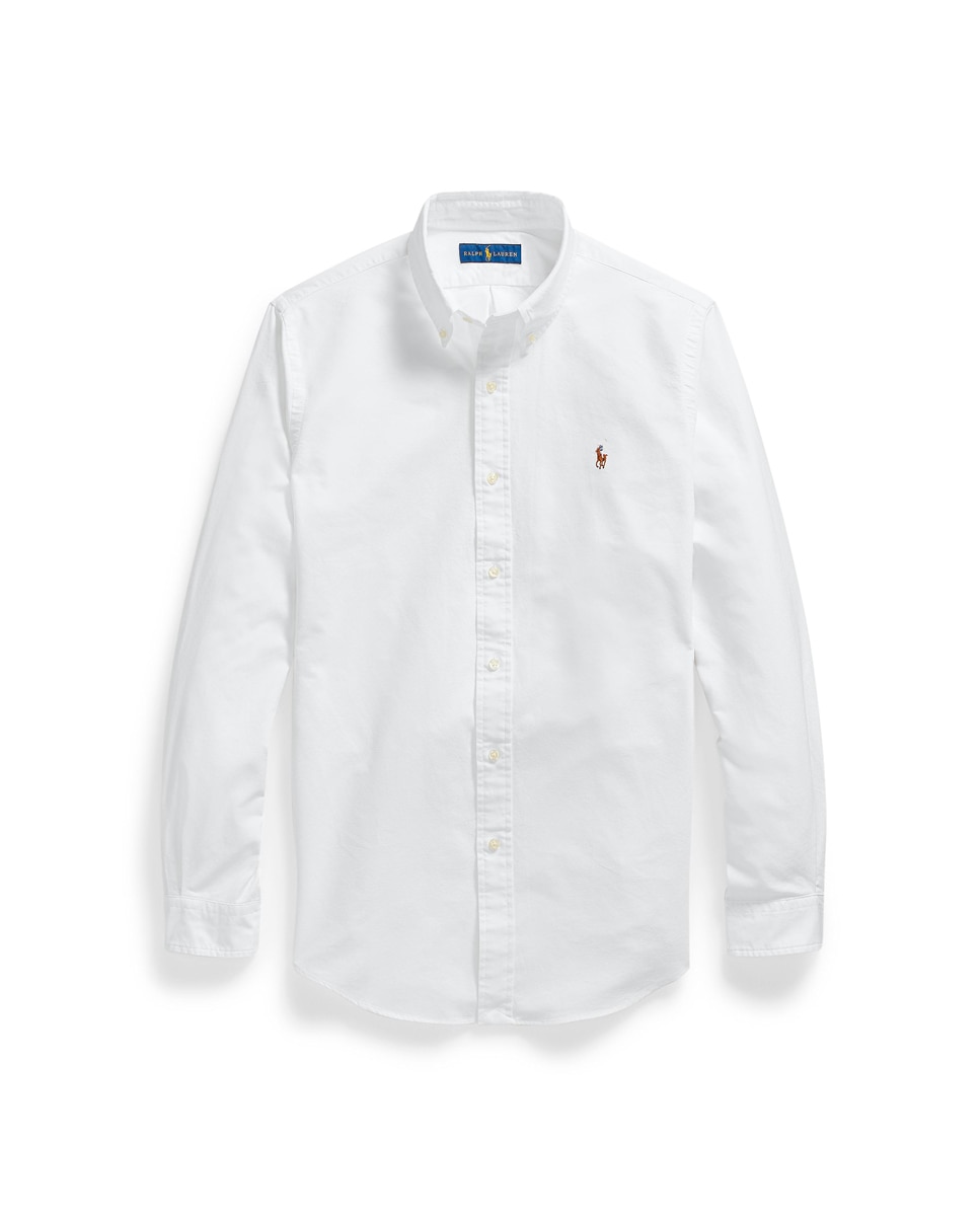 Camisa Oxford Regular Fit Branco-6