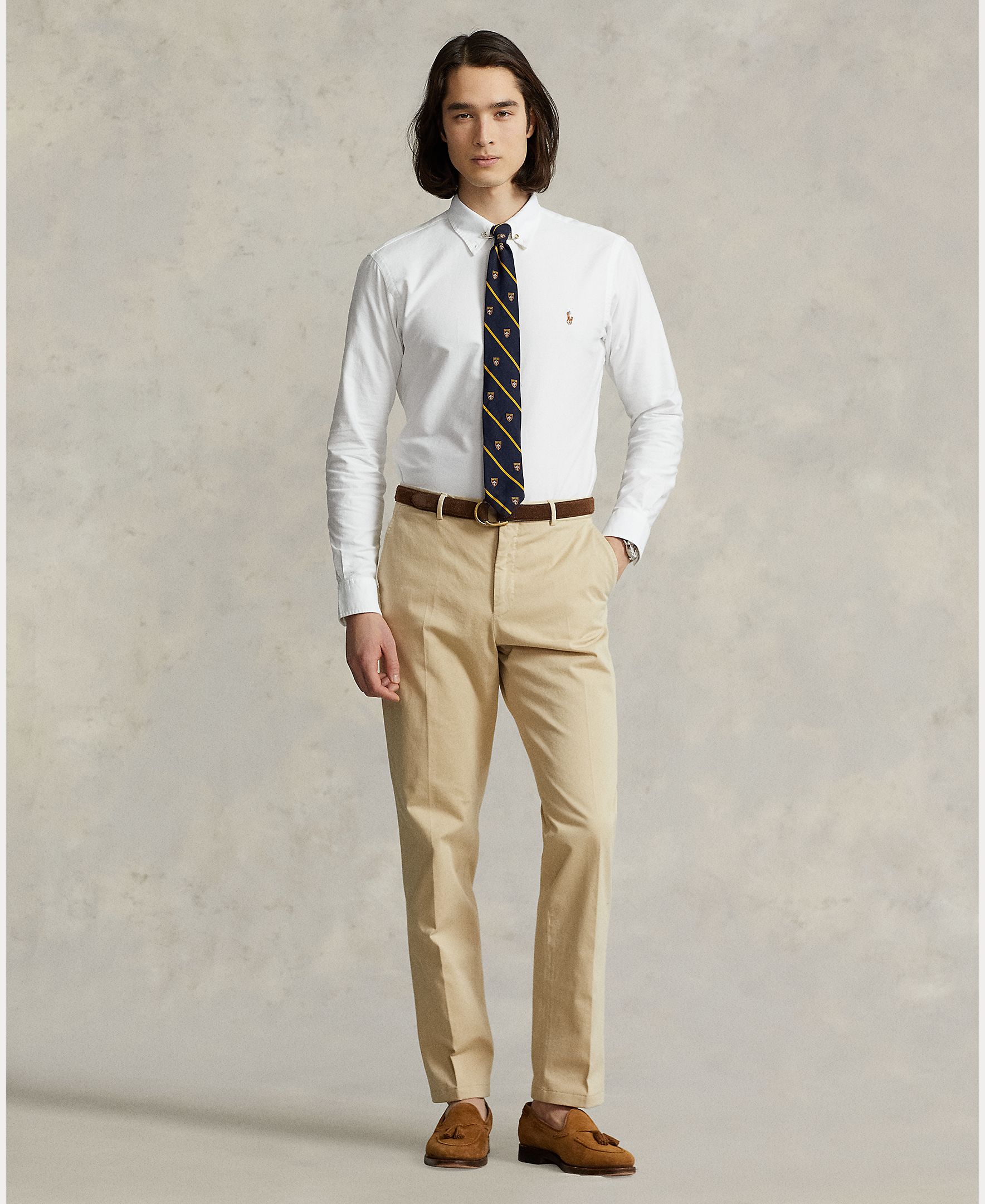 Camisa Oxford Regular Fit Branco-9