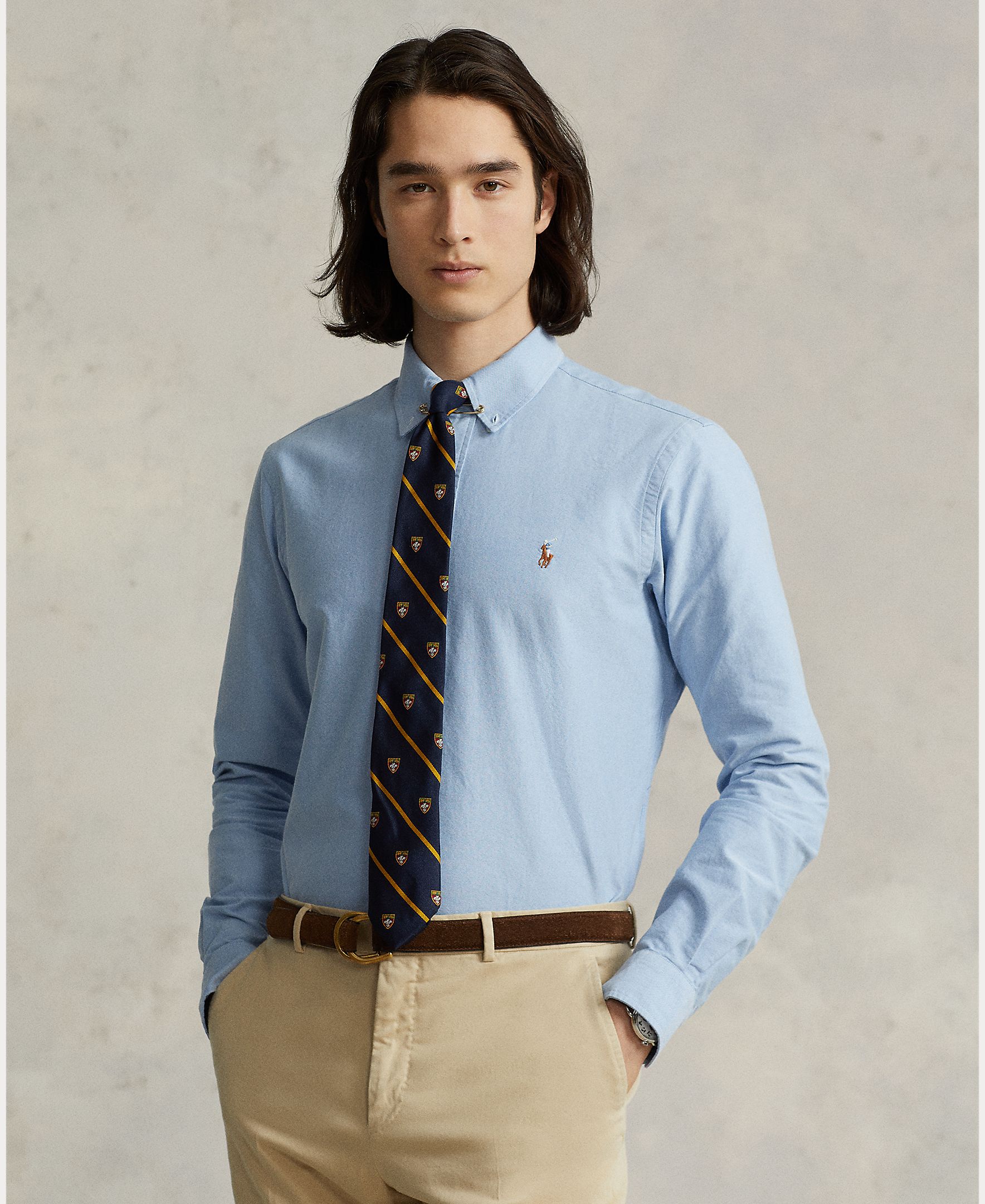 Camisa de hombre oxford - Polo Ralph Lauren - Azul Azul-1
