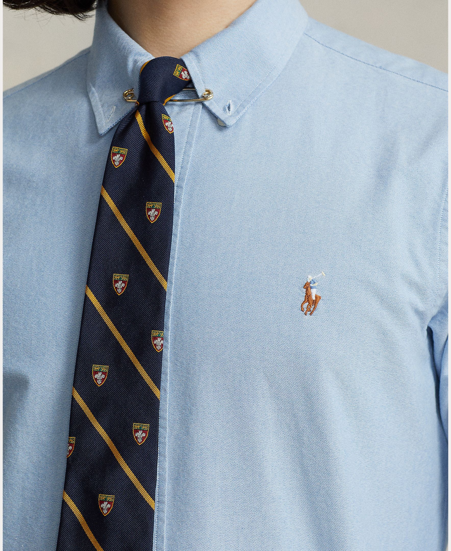 Camisa de hombre oxford - Polo Ralph Lauren - Azul Azul-4