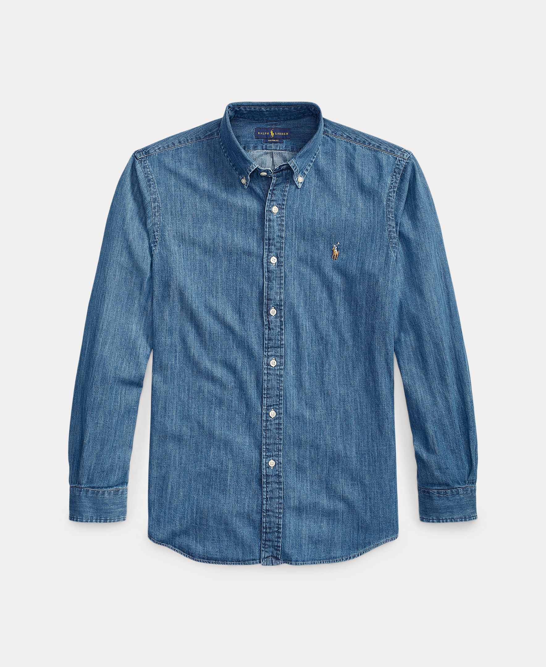 Camisa Custom Fit de Ganga Azul-índigo-8