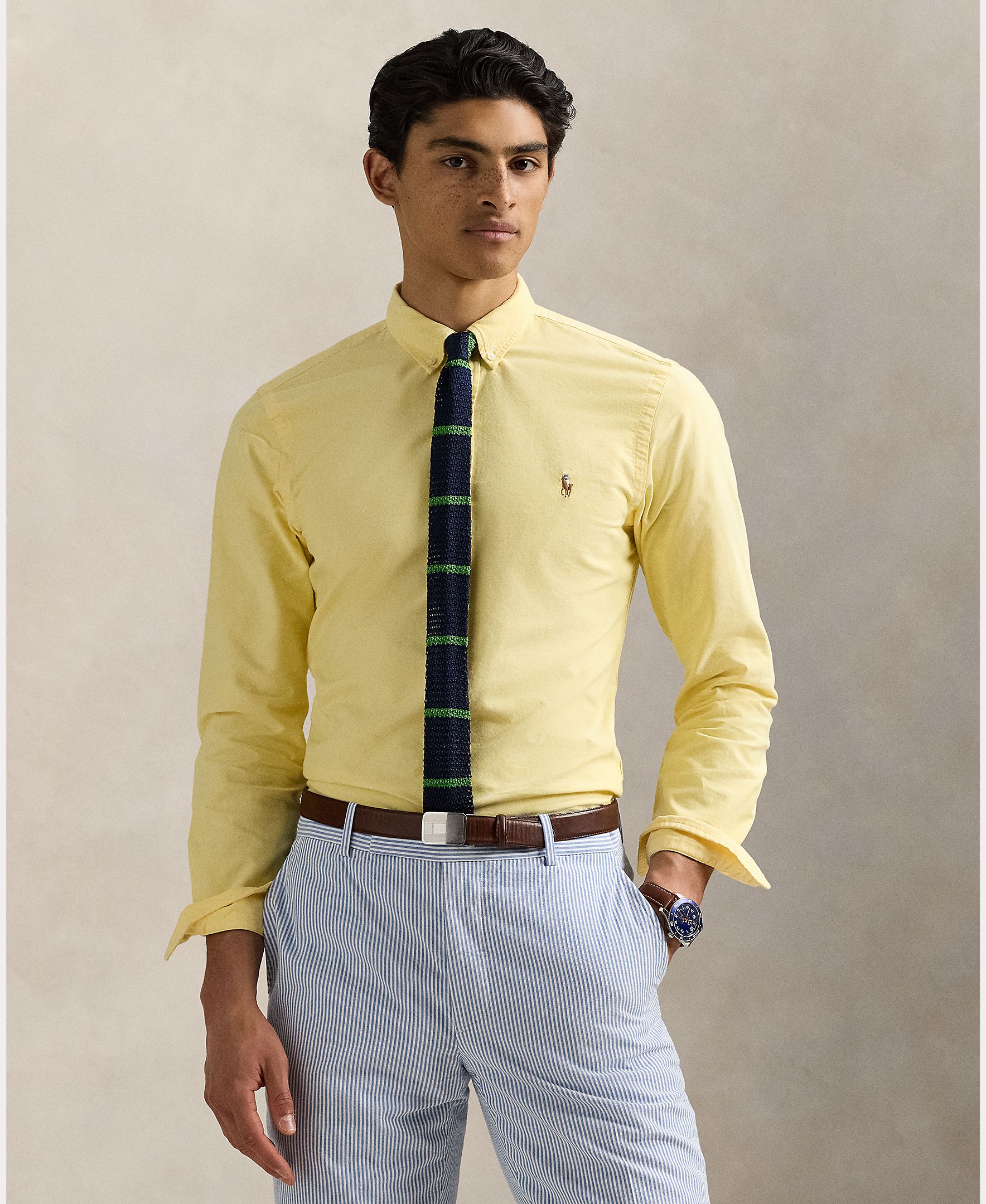 Polo Ralph Lauren - Camisa de hombre de oxford Regular fit.