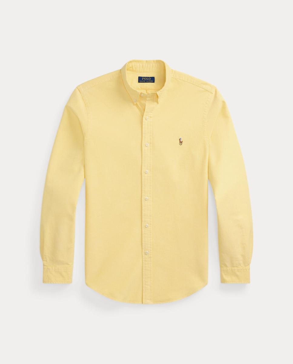 Camisa de hombre oxford Nutmeg Brwn - Polo Ralph Lauren - Amarillo Amarillo-6