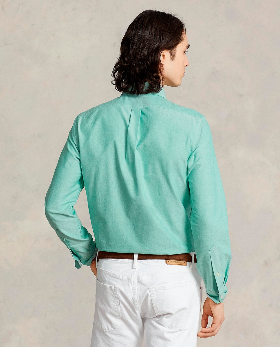 Camisa Oxford Regular fit Verde-menta-3