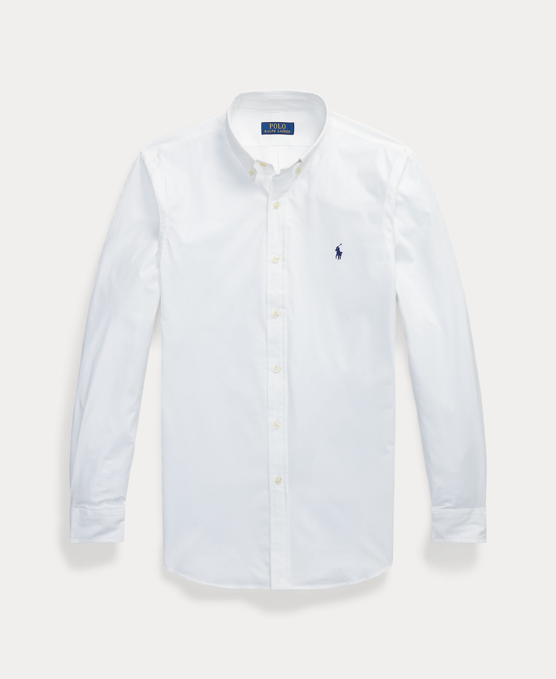 Camisa de Popelina Slim Fit Branco-6