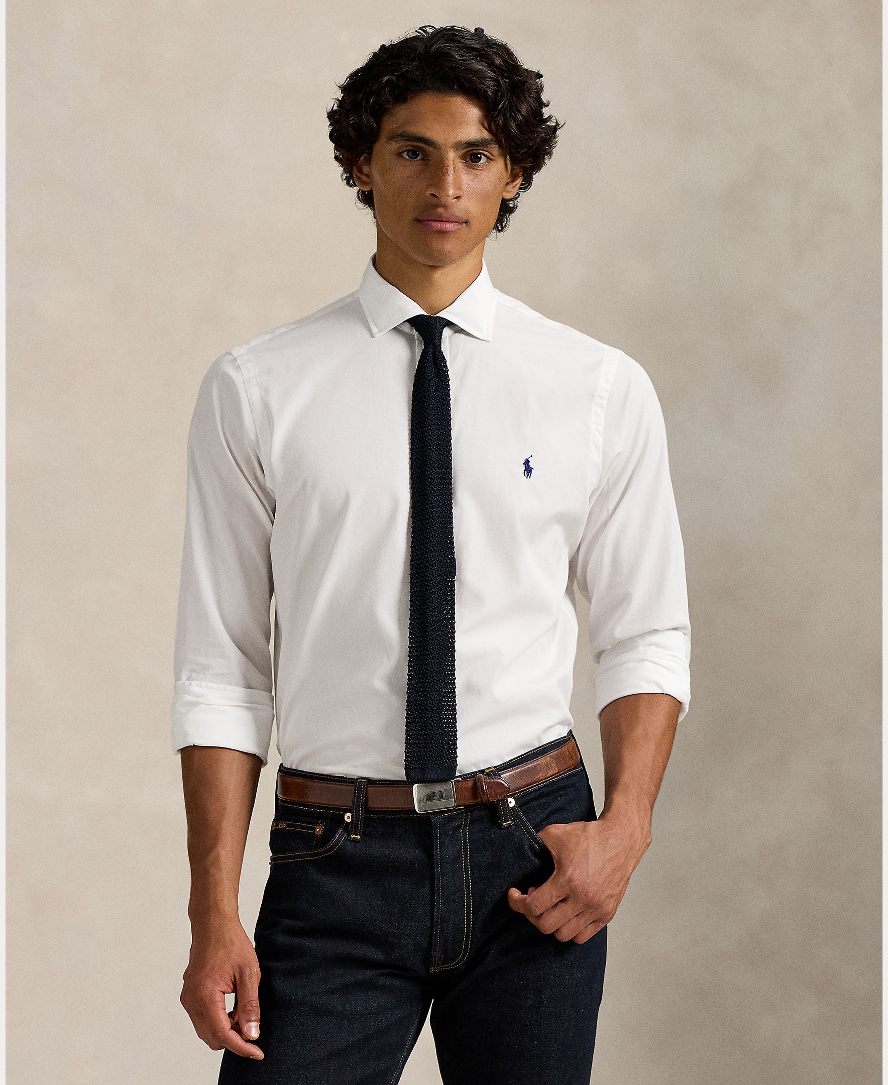 Polo Ralph Lauren - Camisa de hombre de algodón Regular Fit.