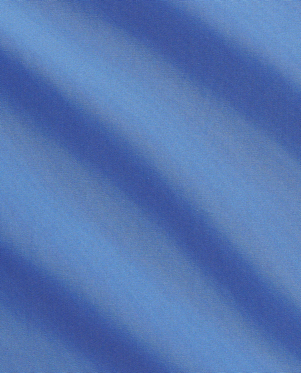 Camisa de Algodão Regular Fit Azul Luminoso-6