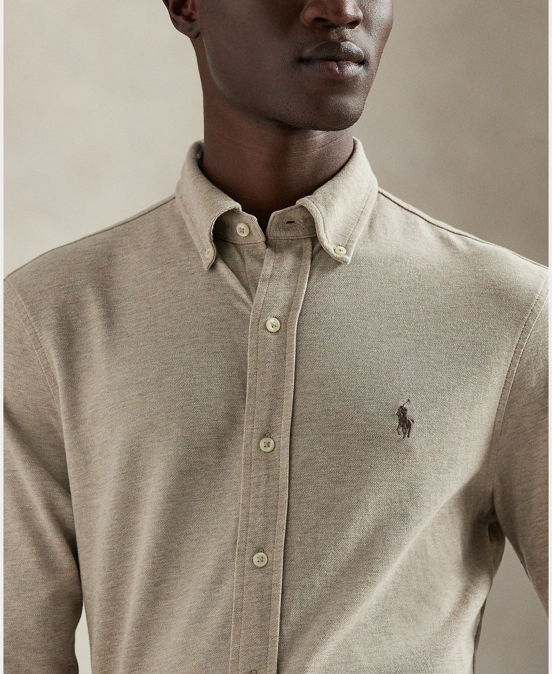 Camisa Ultraligeira Pebble - Azul Bege-4