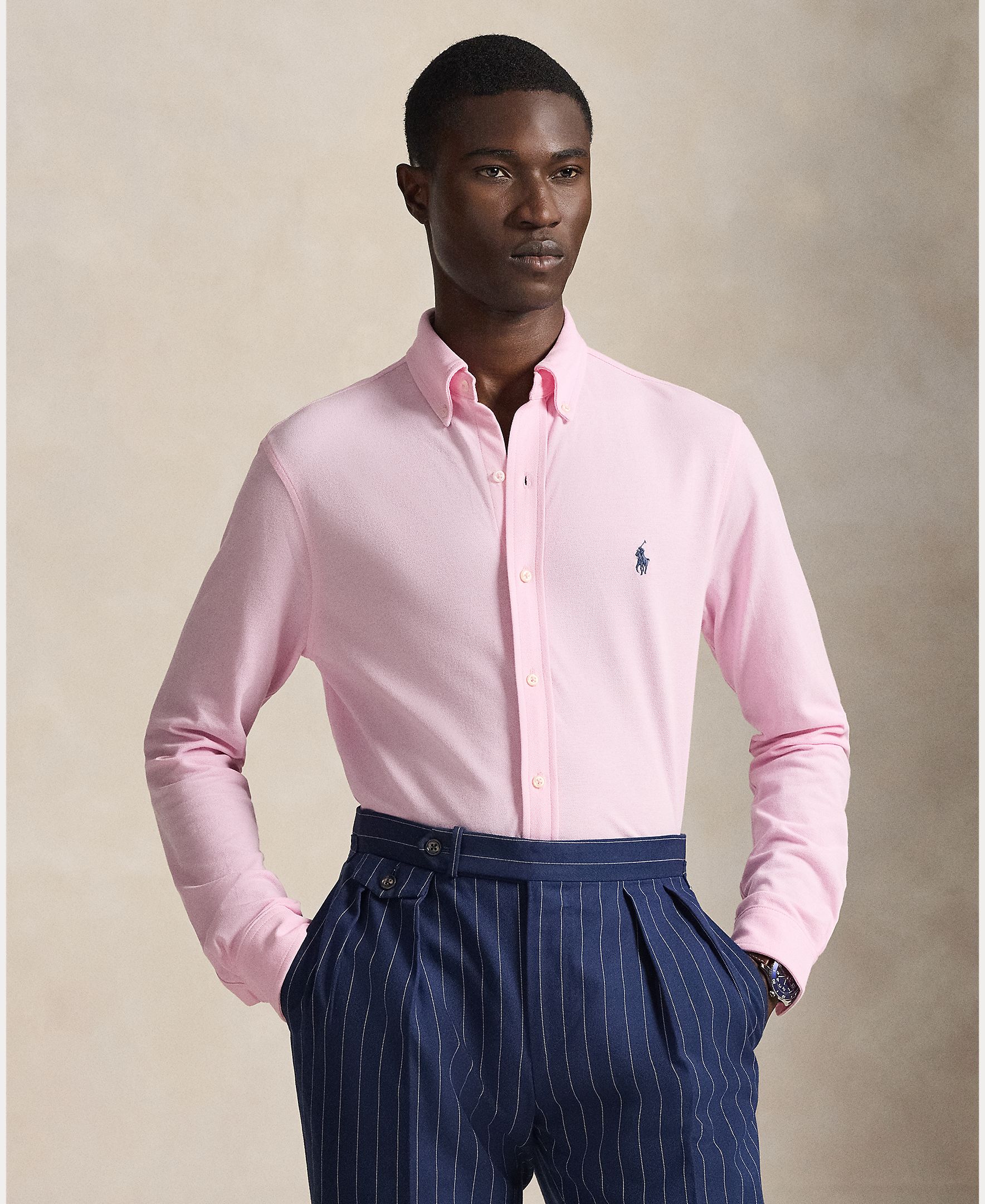 Camisa Piqué Ultraligeira Rosa-claro-1
