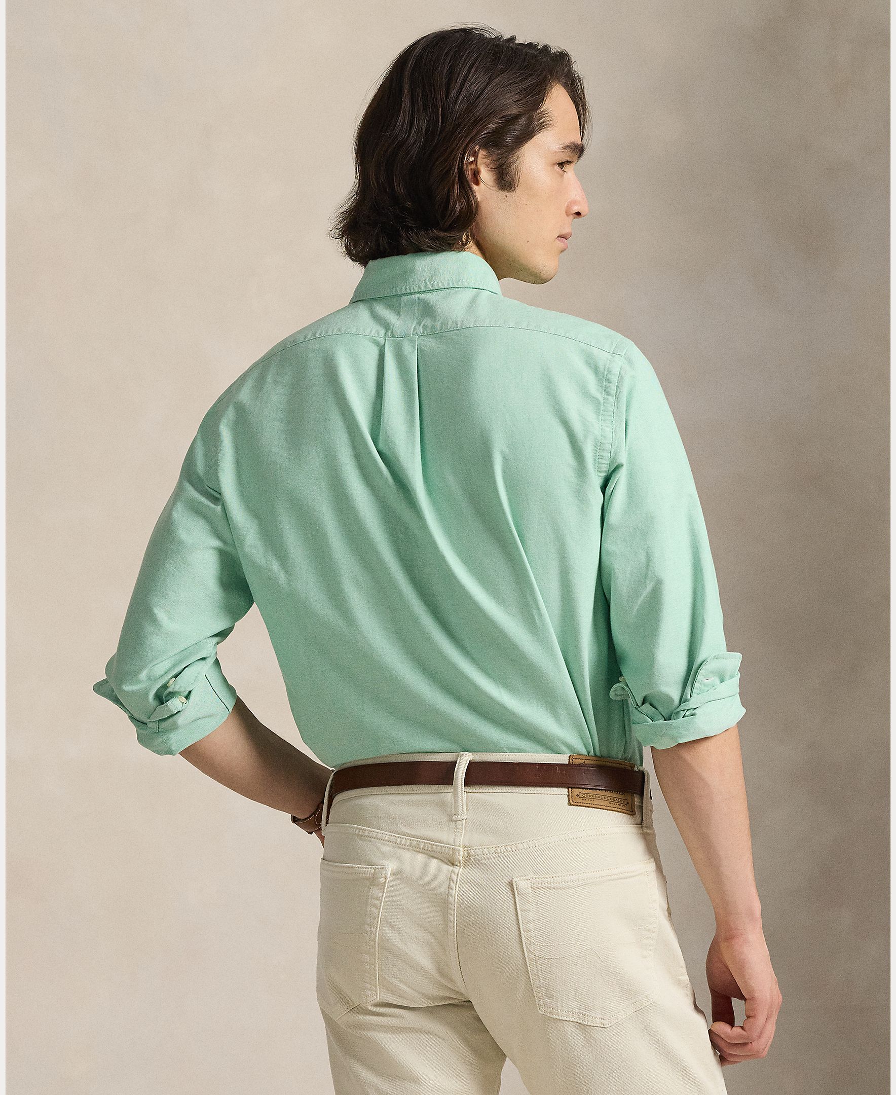 Camisa Oxford Regular fit Verde-2