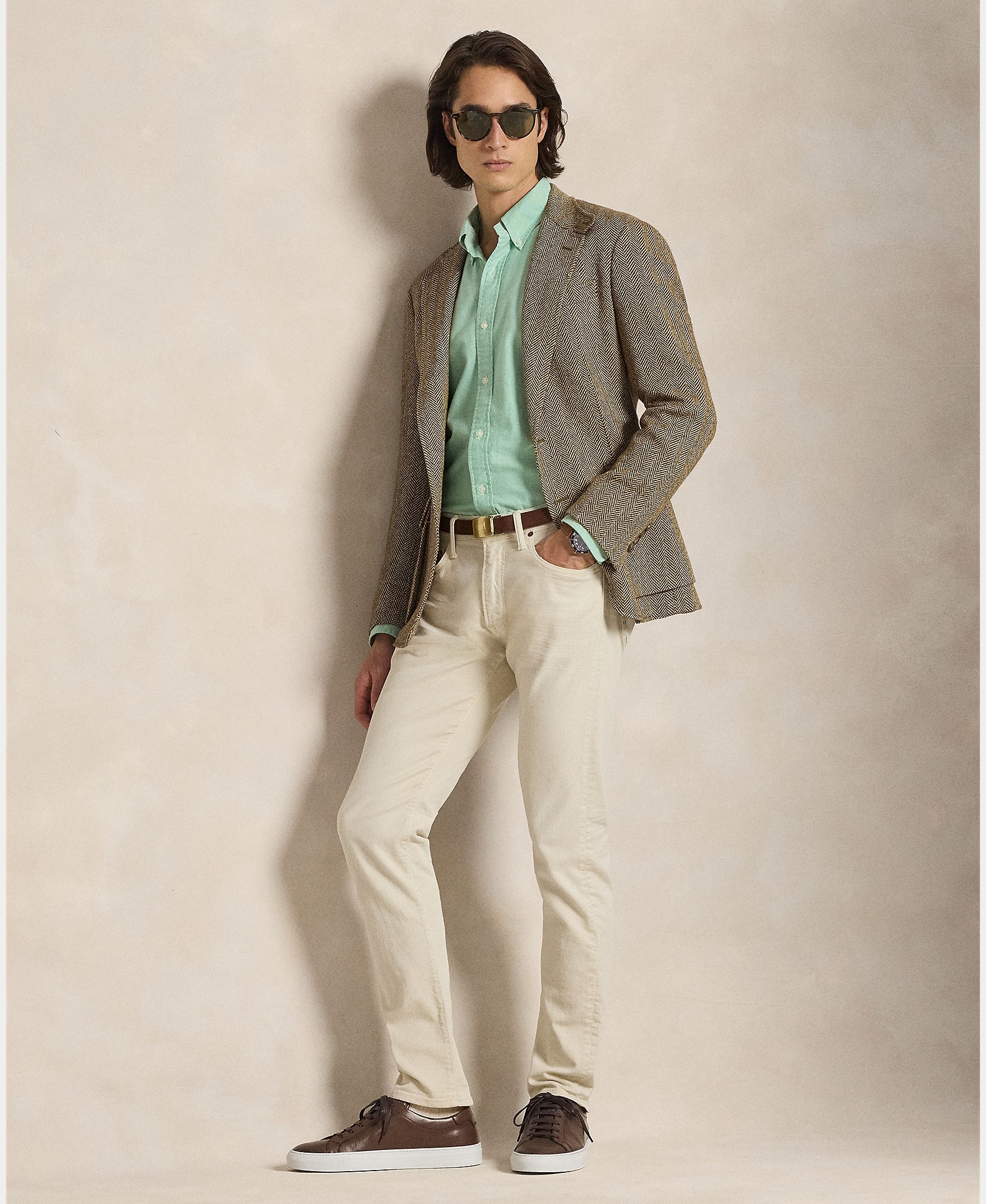 Camisa Oxford Regular fit Verde-6