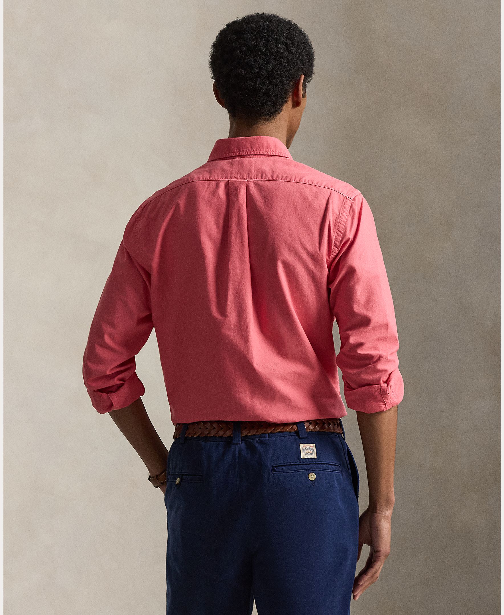 Camisa Oxford de Algodão Custom Fit Terra-2