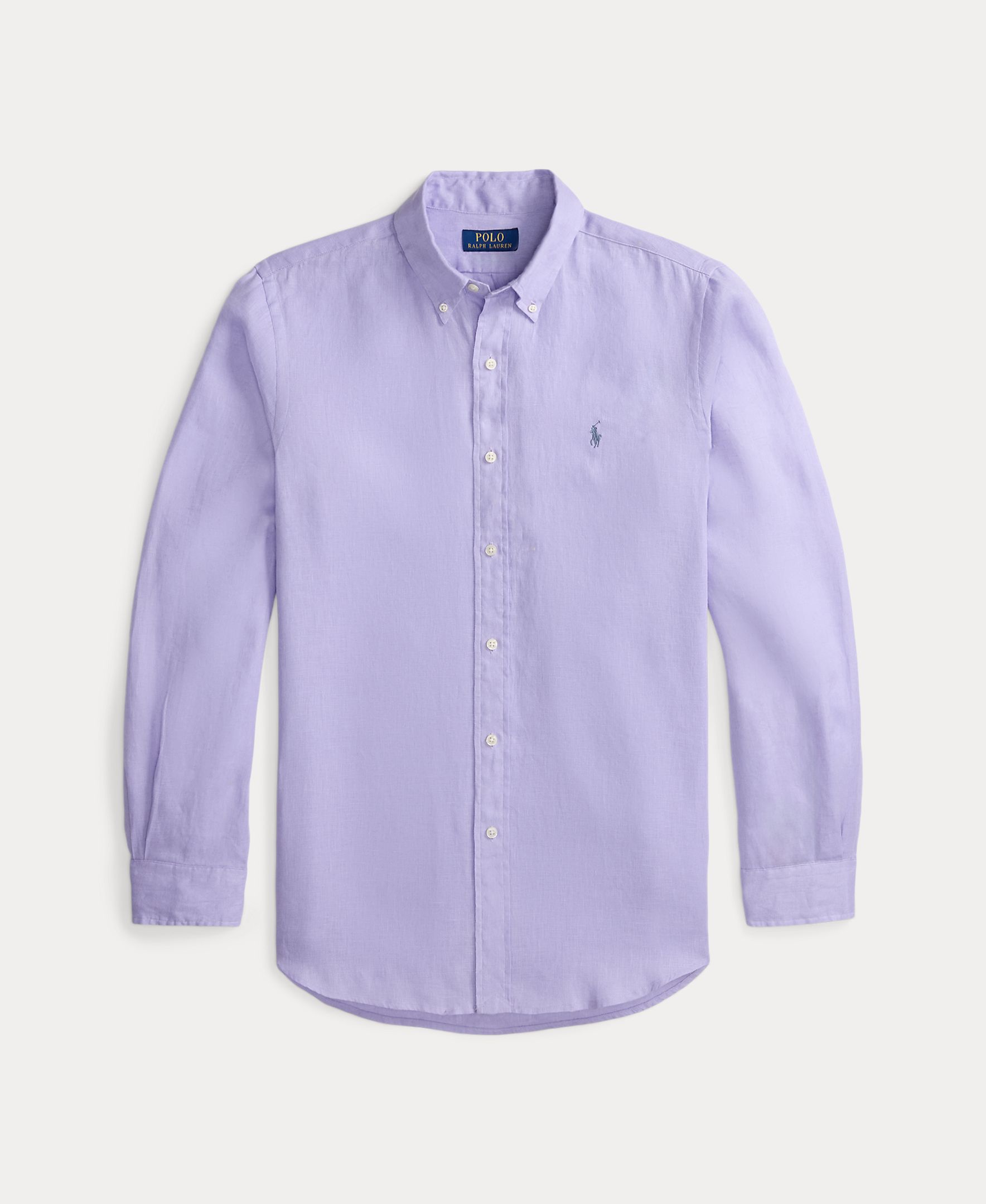 Camisa de Linho Classic Fit Lavanda-6
