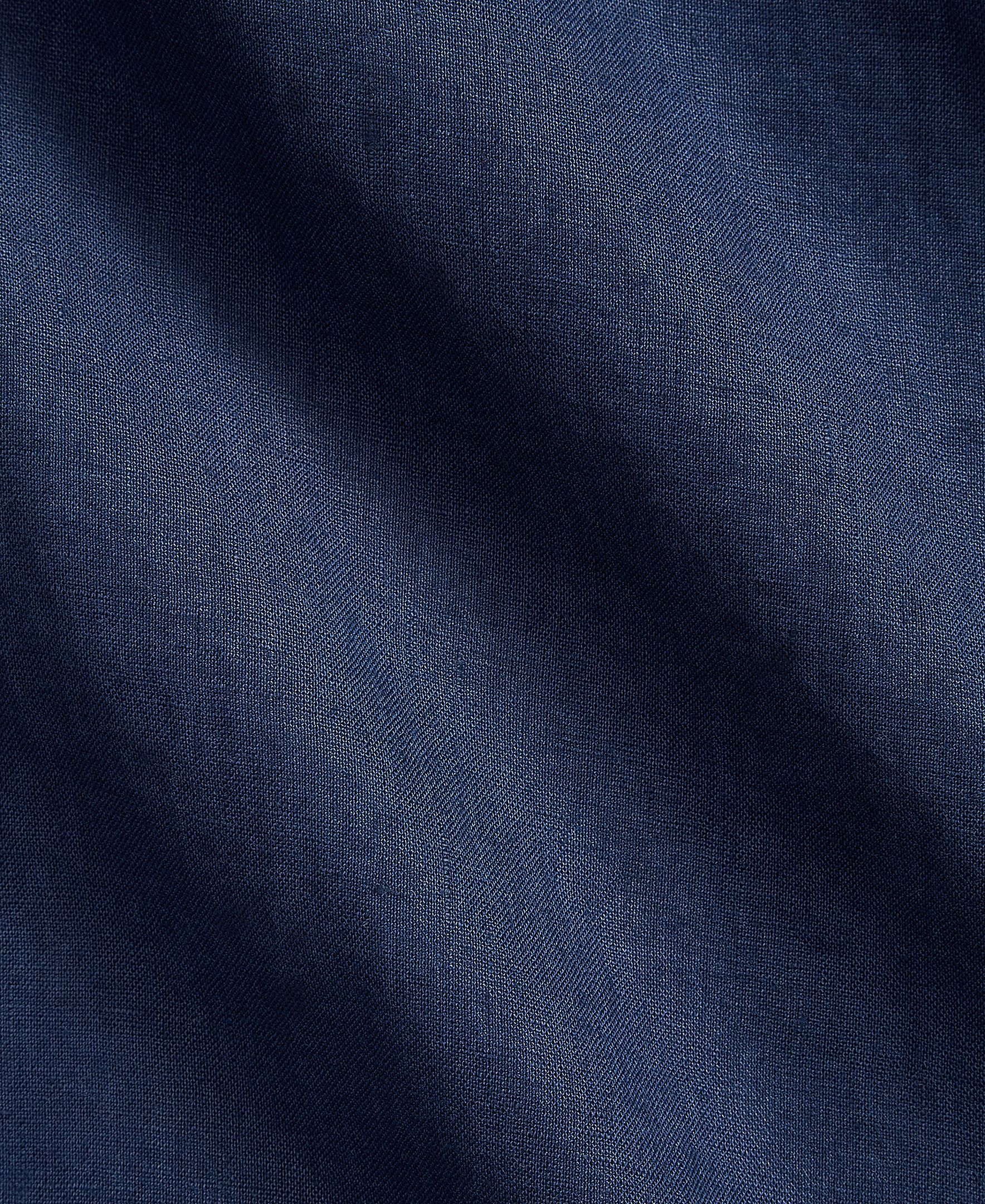 Camisa de Linho Classic Fit Azul-marinho-5